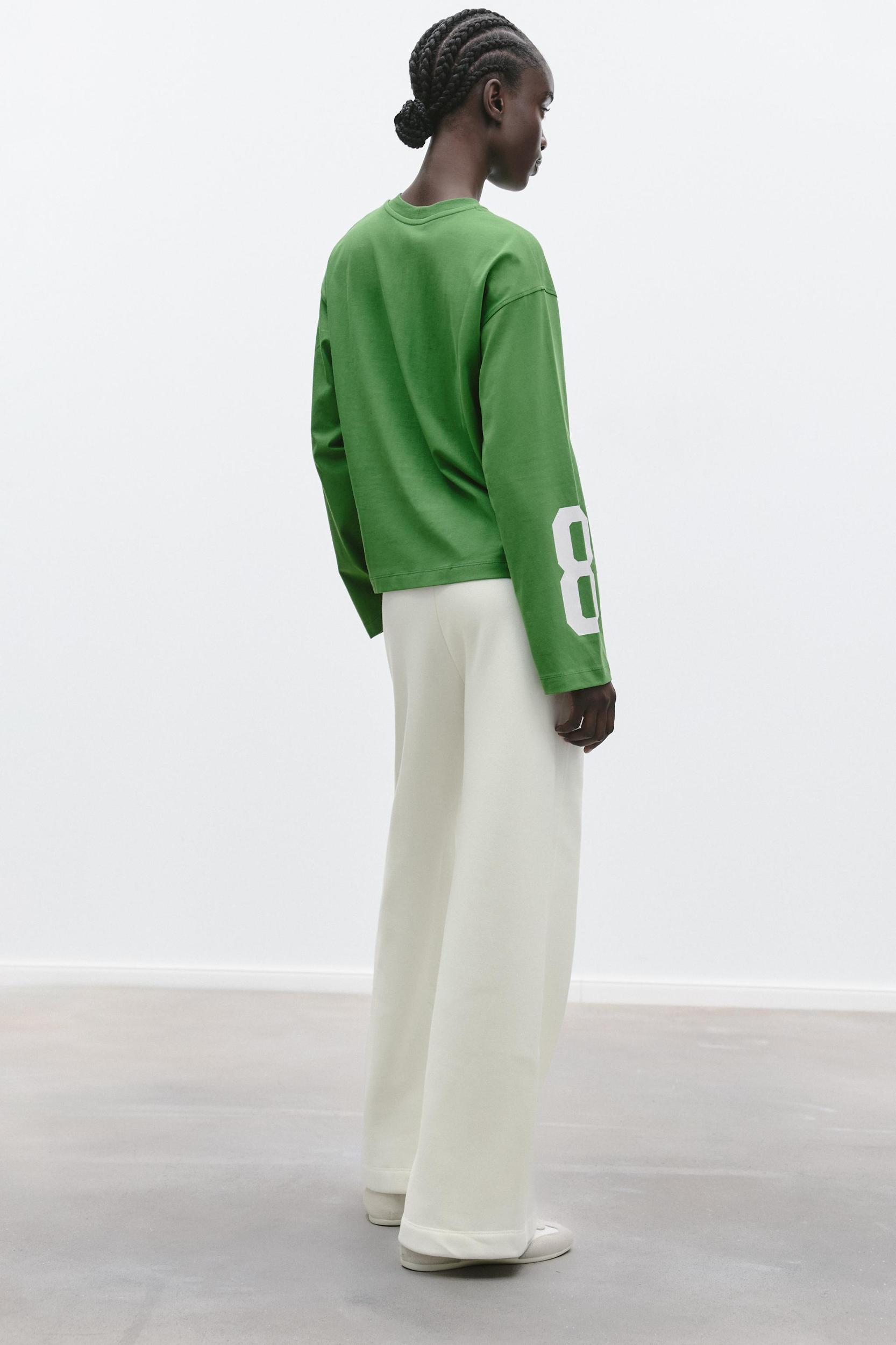 EMBROIDERED TEXT T-SHIRT Product Image