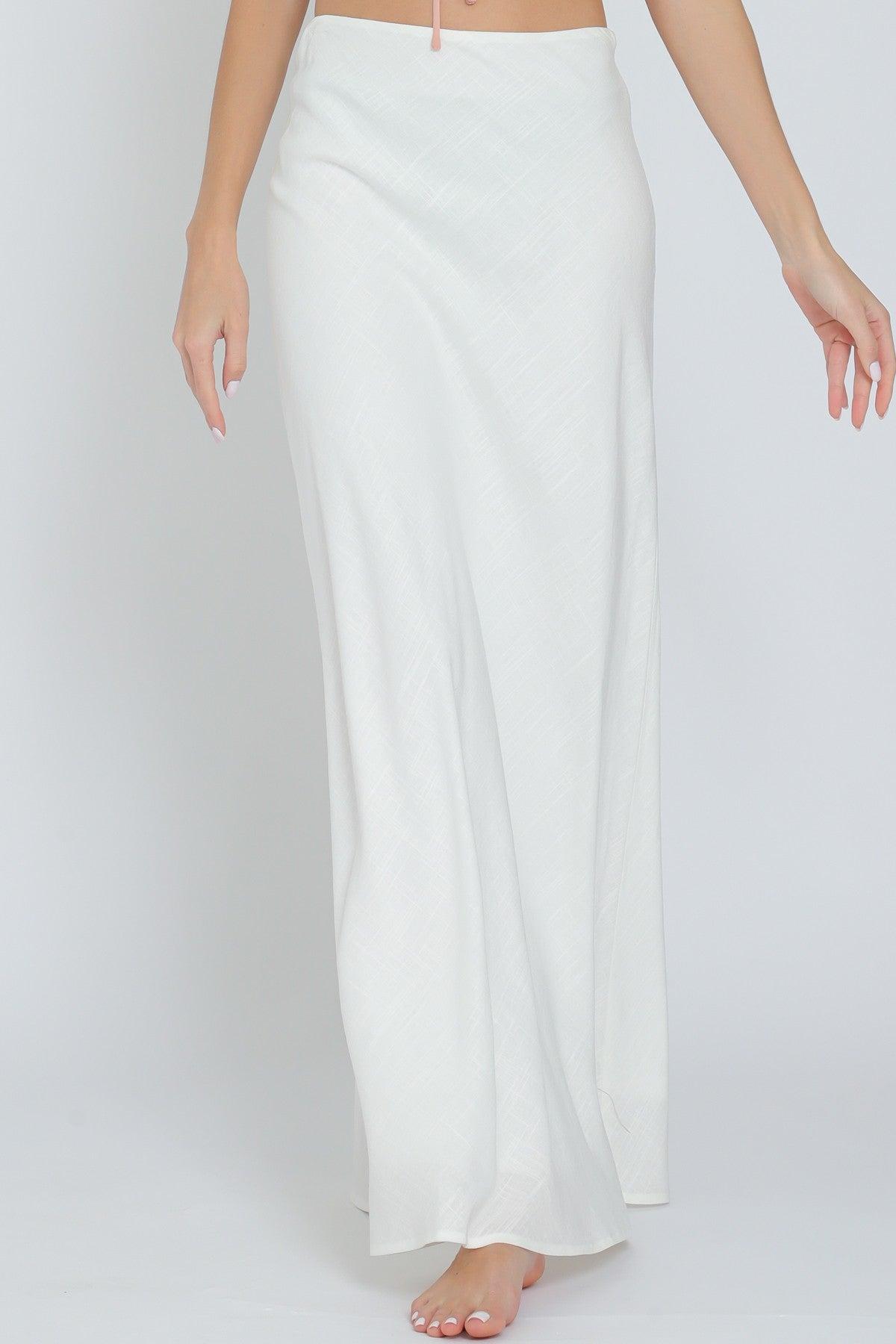 Linen Maxi Skirt Product Image