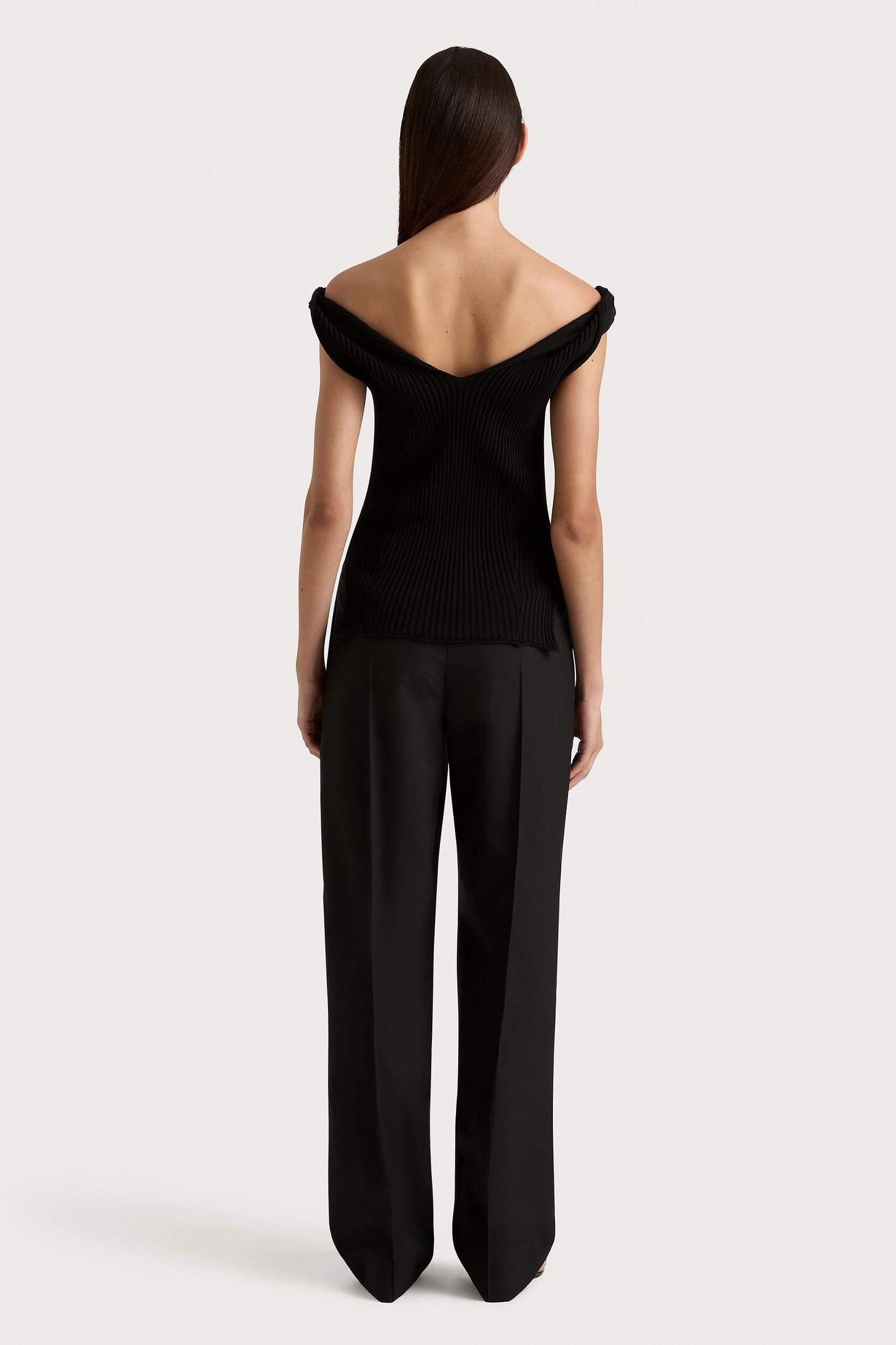 Heidi Knit Top Black - Final Sale Product Image