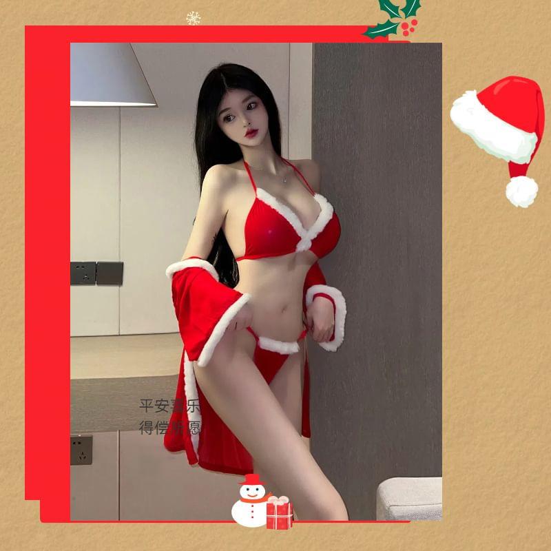 Santa Claus Lingerie Costume Set Product Image