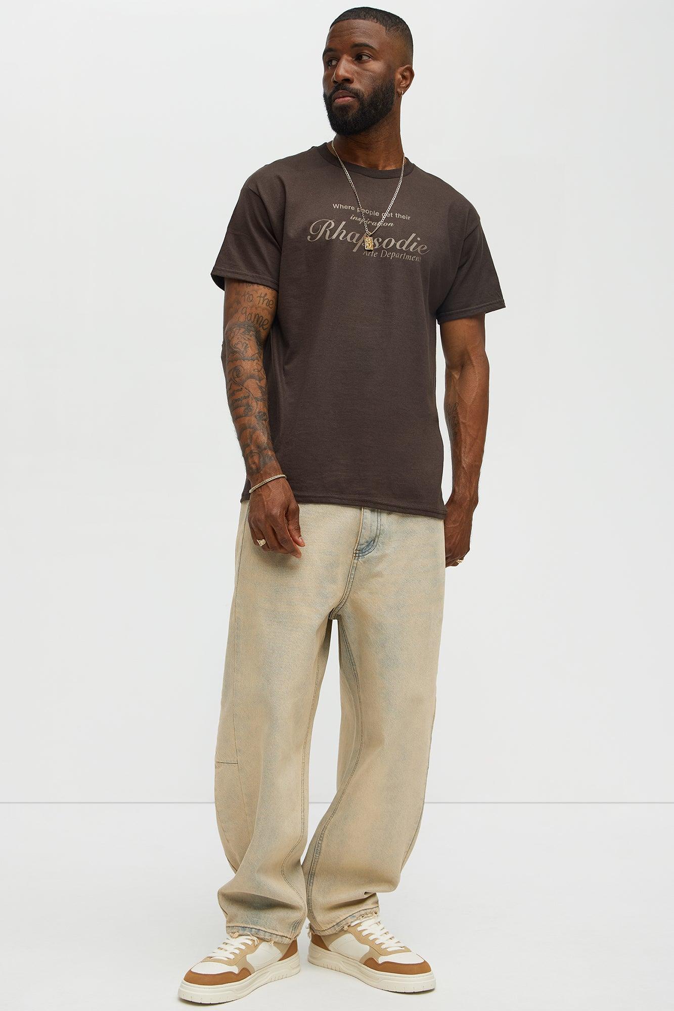 Rhapsodie Art Dept Short Sleeve Tee - Chocolate Male Product Image