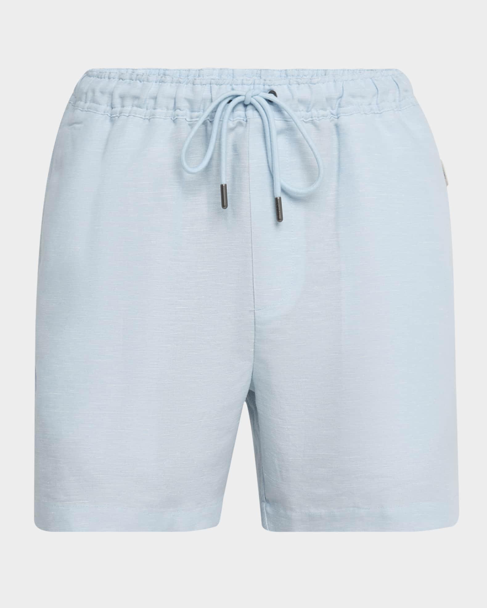 Men's Linen Johnny-Collar Polo Sweater Product Image