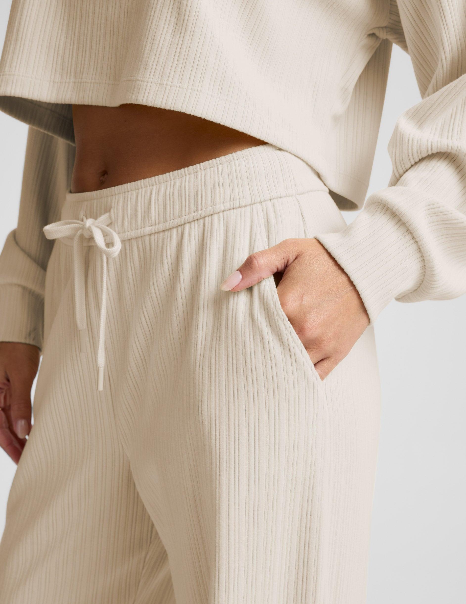 Breathe Easy Ribbed Wide Leg Pant Product Image
