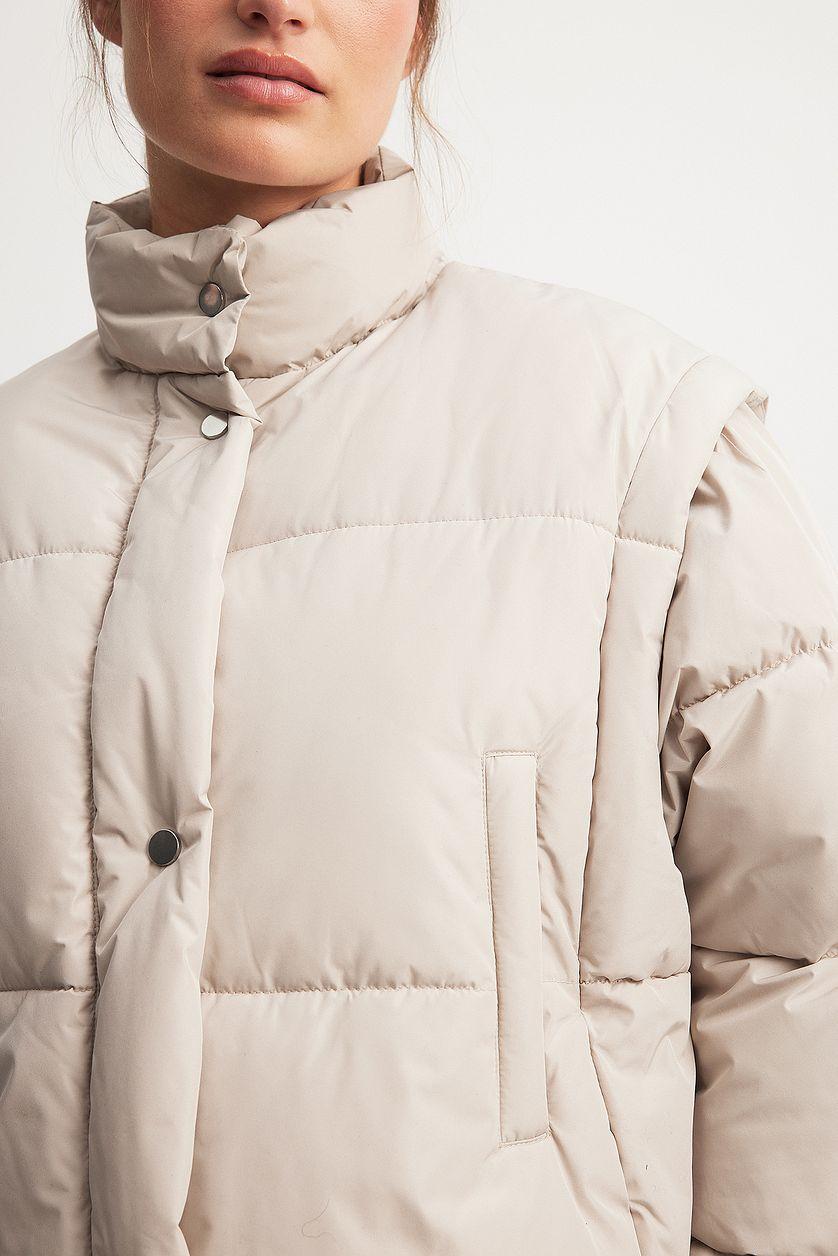 Detachable Sleeve Padded Jacket Product Image