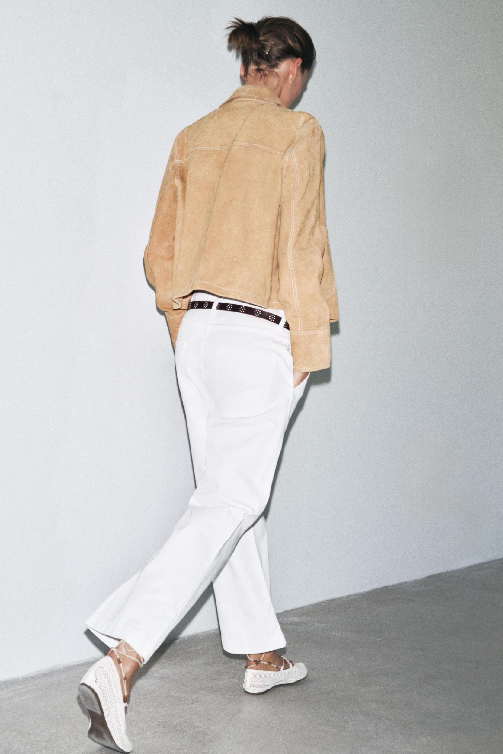 ZW COLLECTION CROPPED CHINO PANTS Product Image