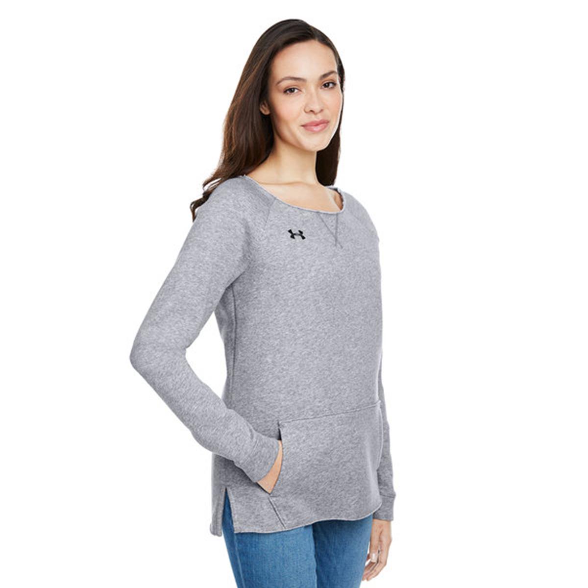 Under Armour Women's Hustle Fleece Crewneck Sweatshirt Product Image