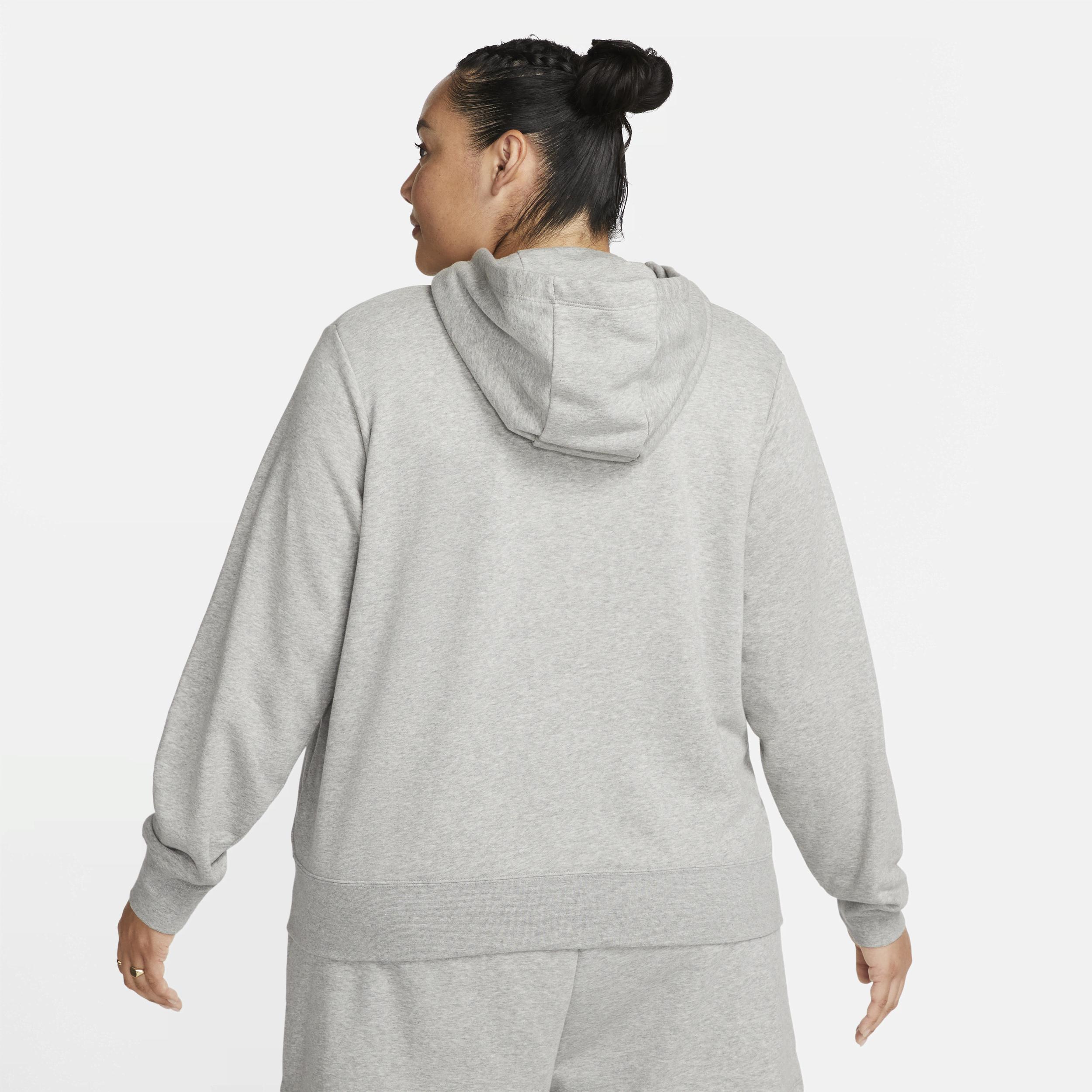 Womens Nike Sportswear Club Fleece Full-Zip Hoodie (Plus Size) | DV5211-063 Product Image