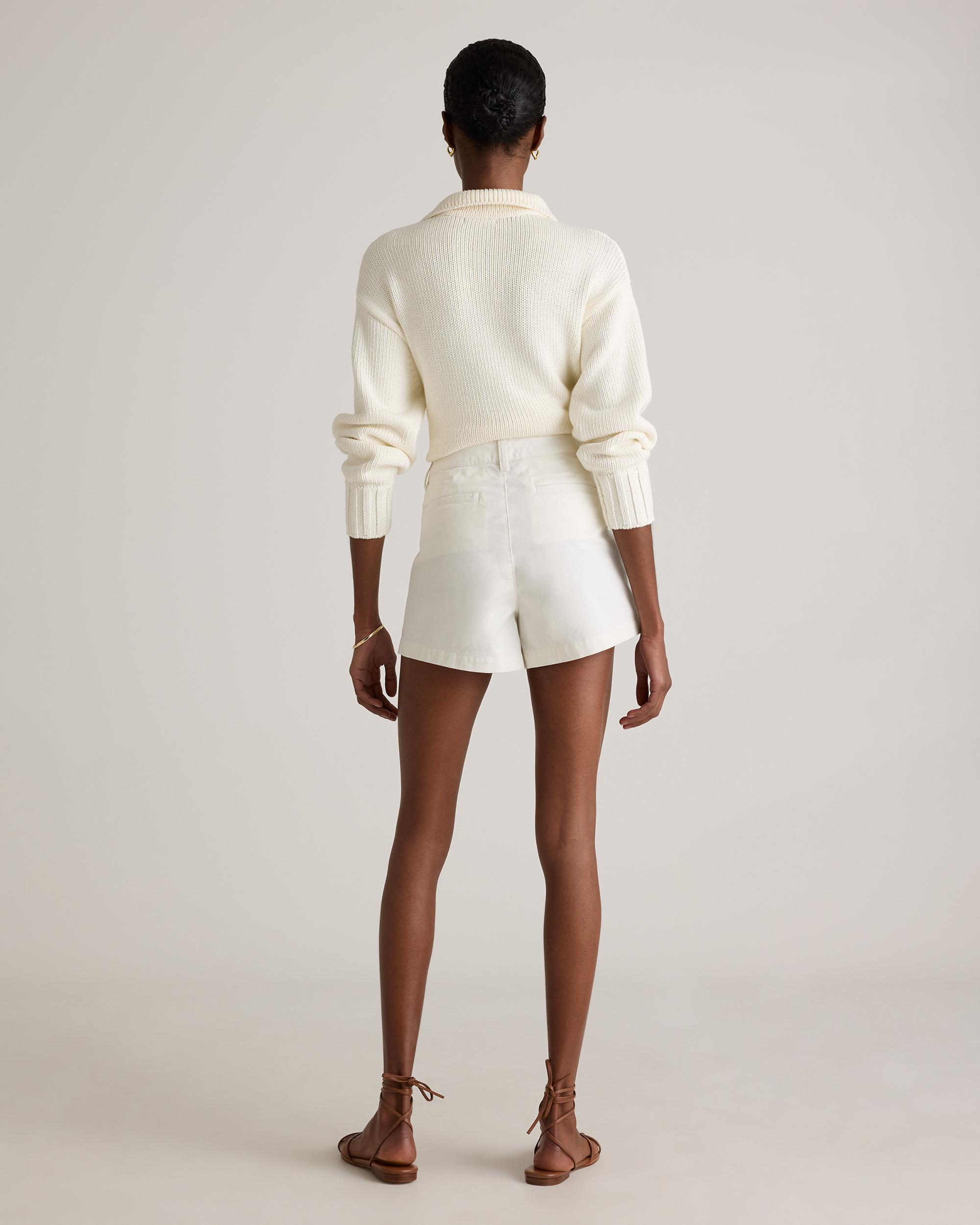 Quince | Women's Stretch Cotton Chino Patch Pocket Shorts Organic Cotton Product Image