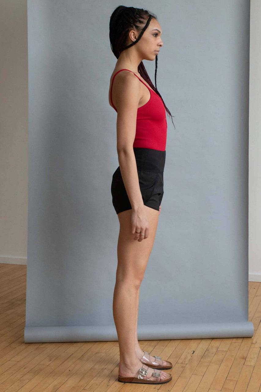 Red Snap Front Seamless Bodysuit Product Image