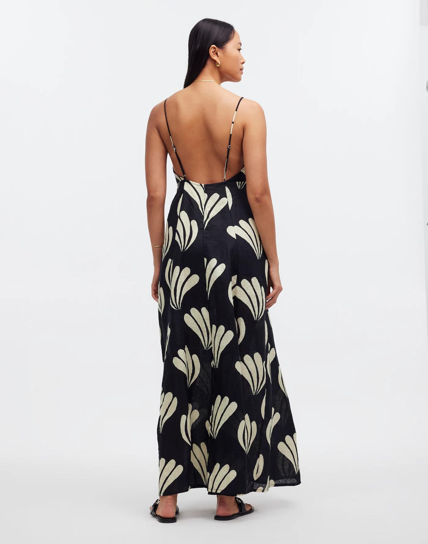 Zulu & Zephyr Palm Linen Dress Product Image