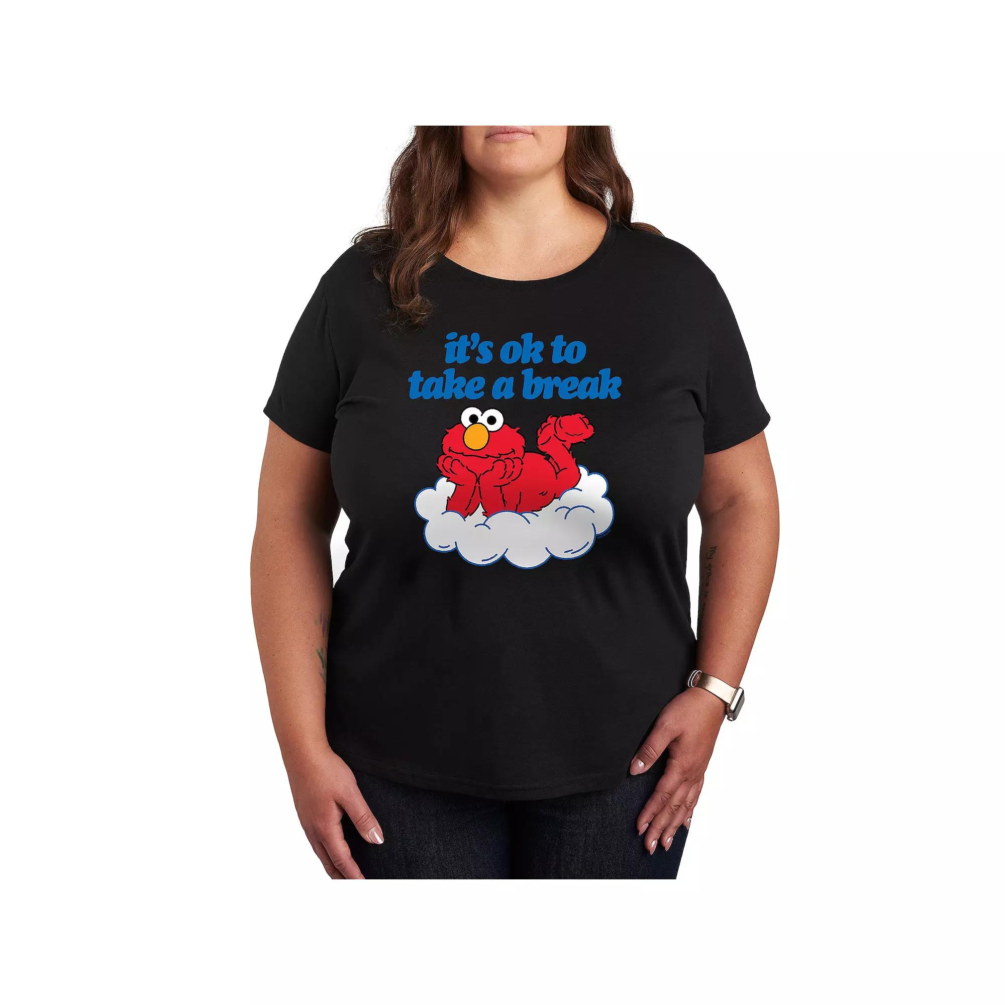 Plus Sesame Street Ok To Take A Break Graphic Tee, Women's,  Product Image