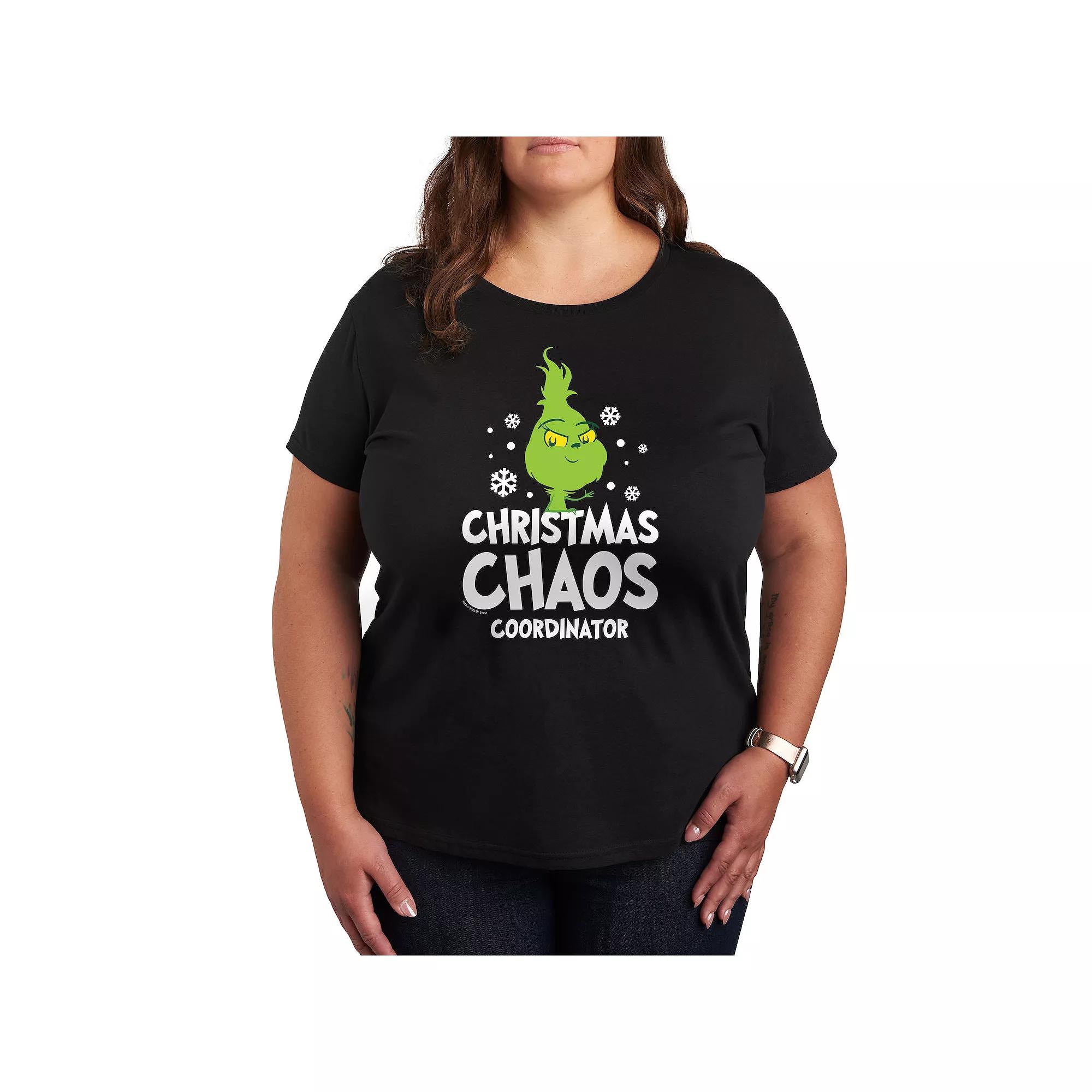Plus Gnome with Coffee and Books Graphic Tee, Women's,  Product Image
