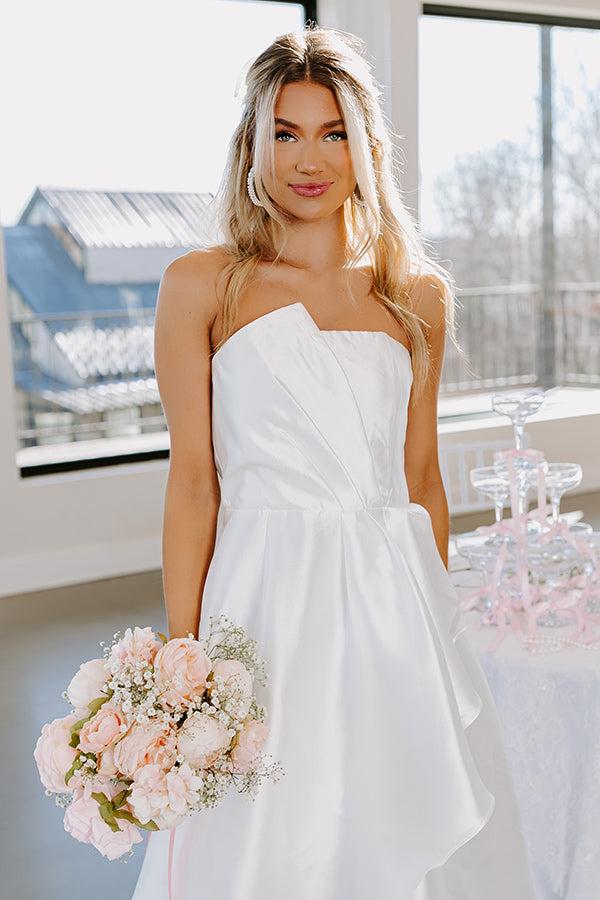 Lovely Moment Satin Maxi Dress Product Image