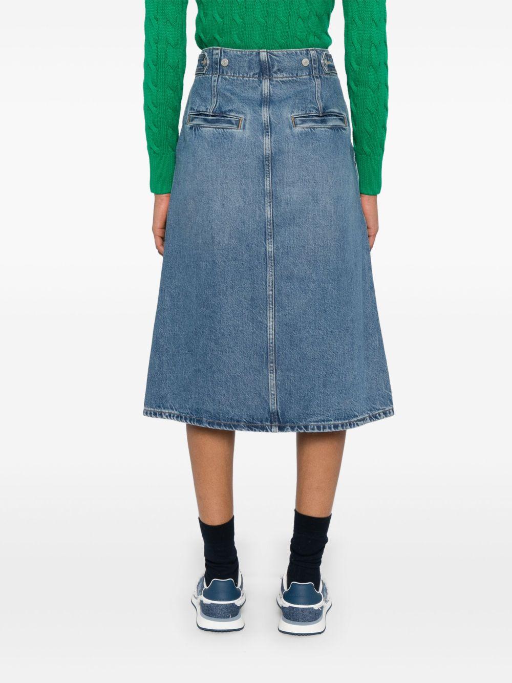 denim midi skirt   Product Image