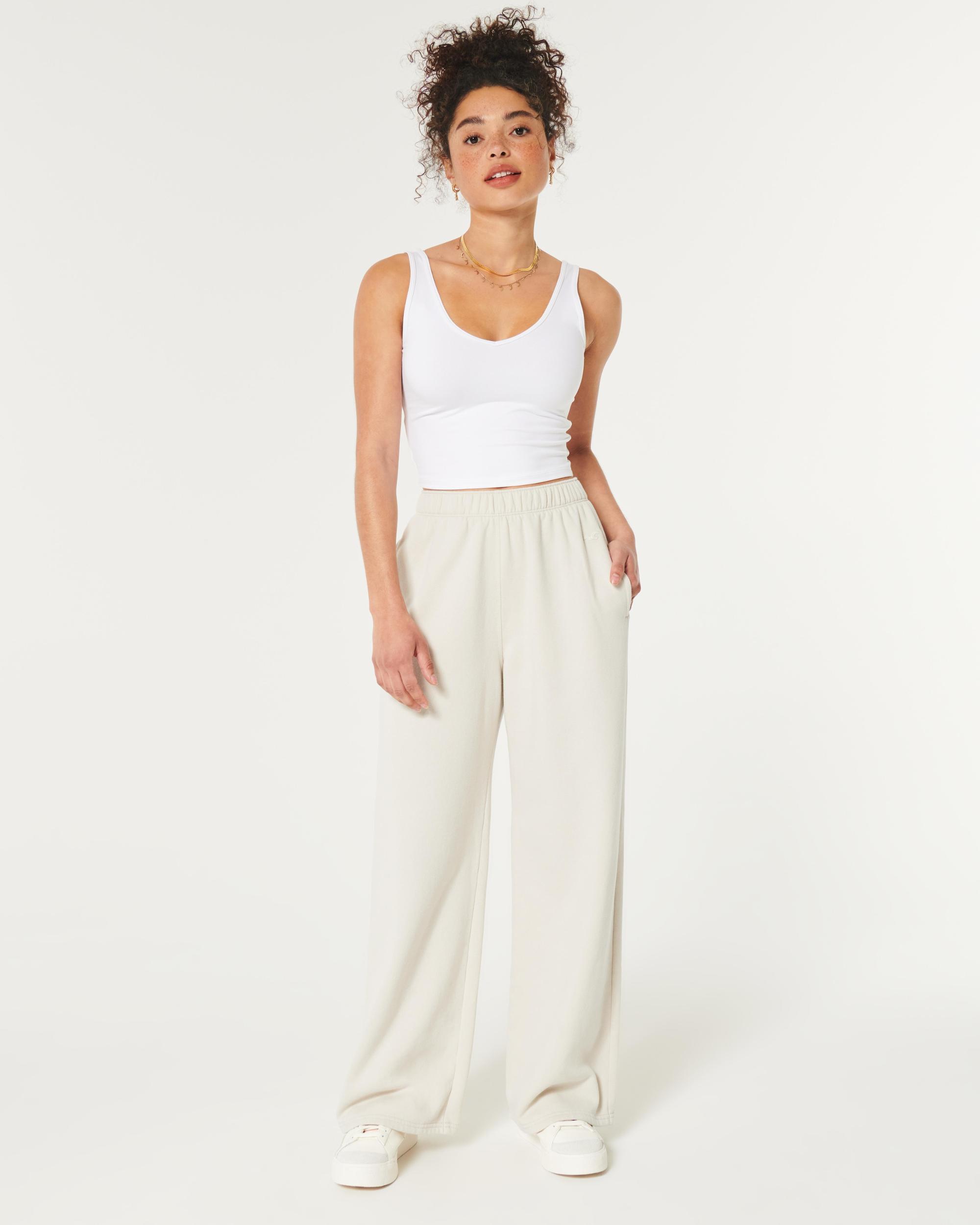 Hollister Feel Good Fleece Wide-Leg Pants Product Image