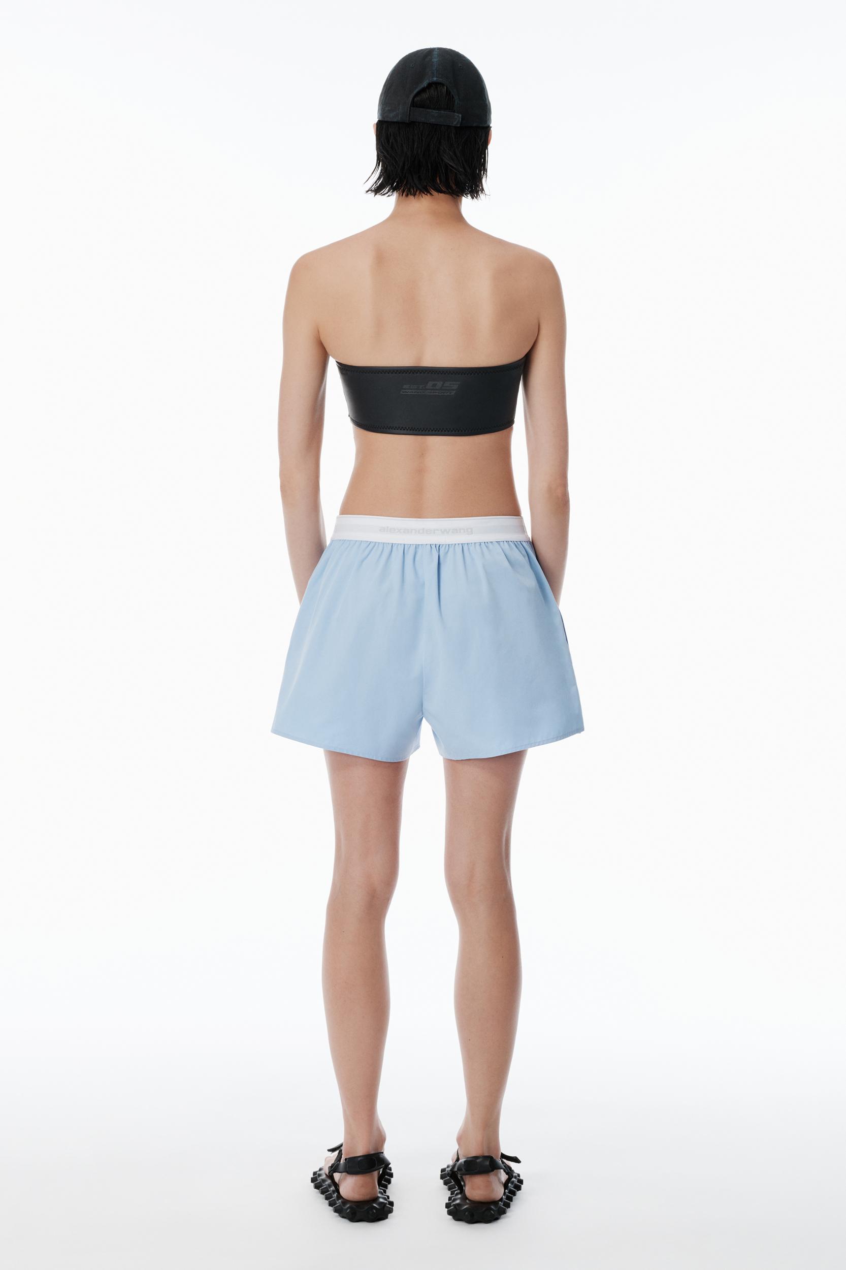 Blue Organic Cotton Boxer Shorts Product Image