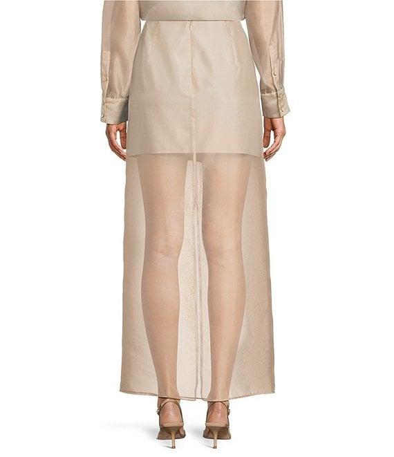 Antonio Melani Priscilla Coordinating Sheer Organza Midi Skirt Product Image