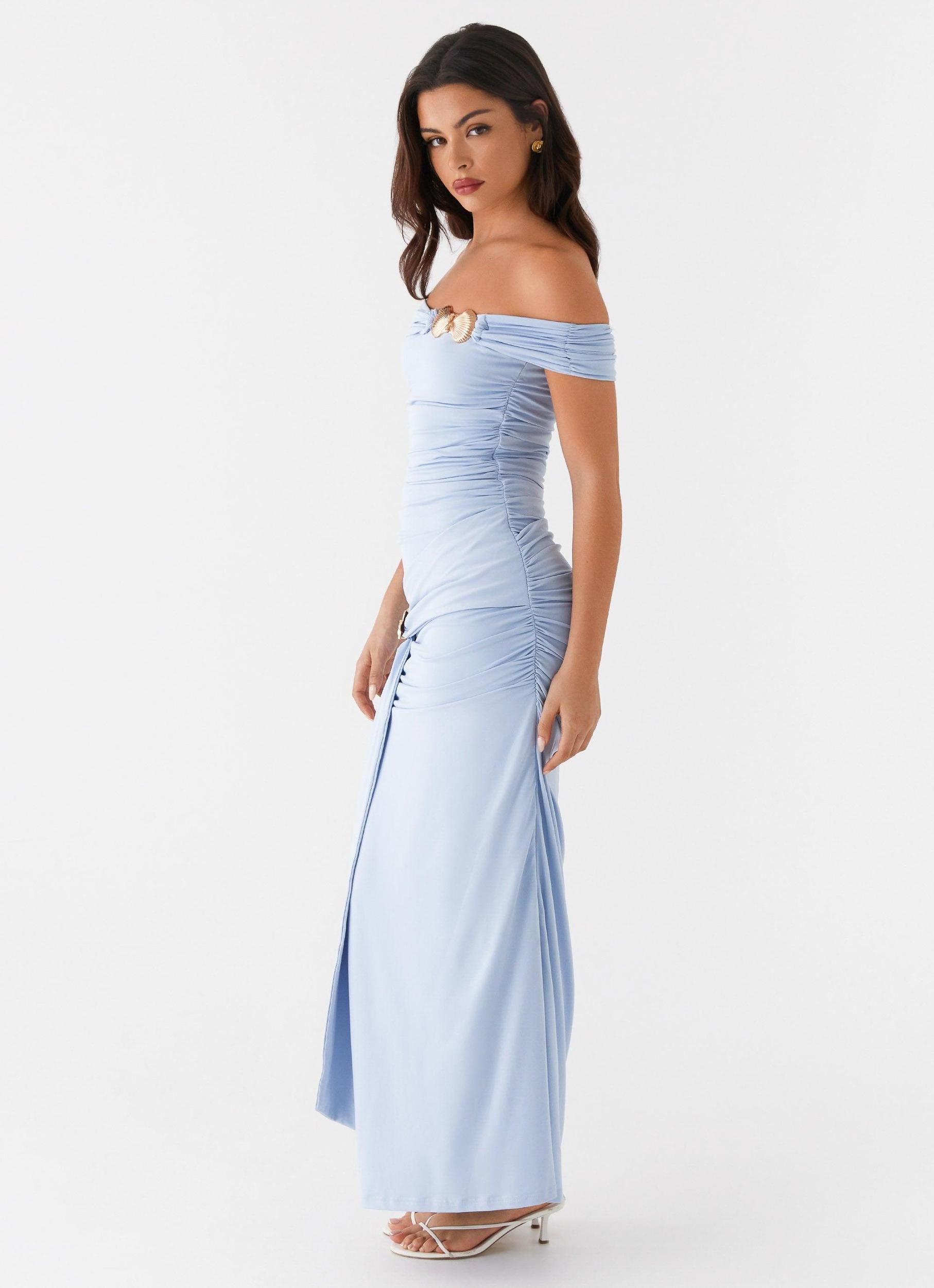 Majorly Maxi Dress - Blue Product Image