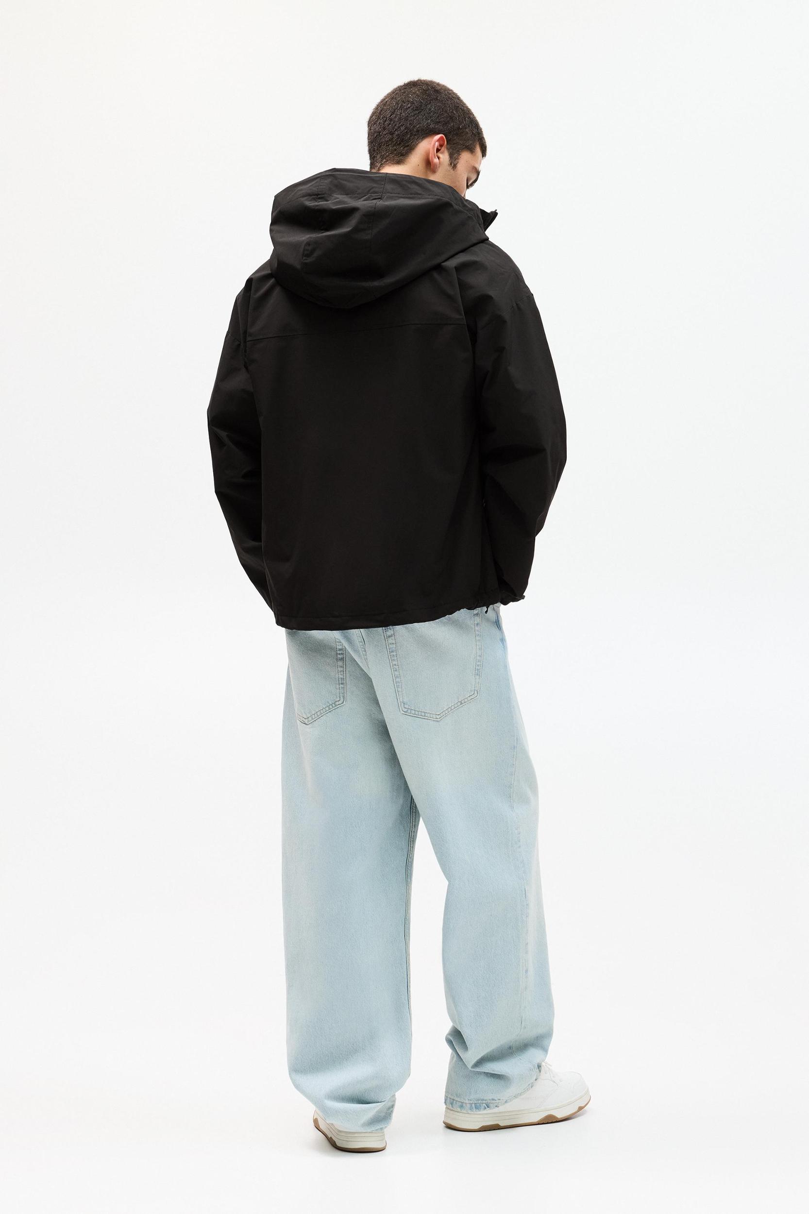 Color block raincoat Product Image