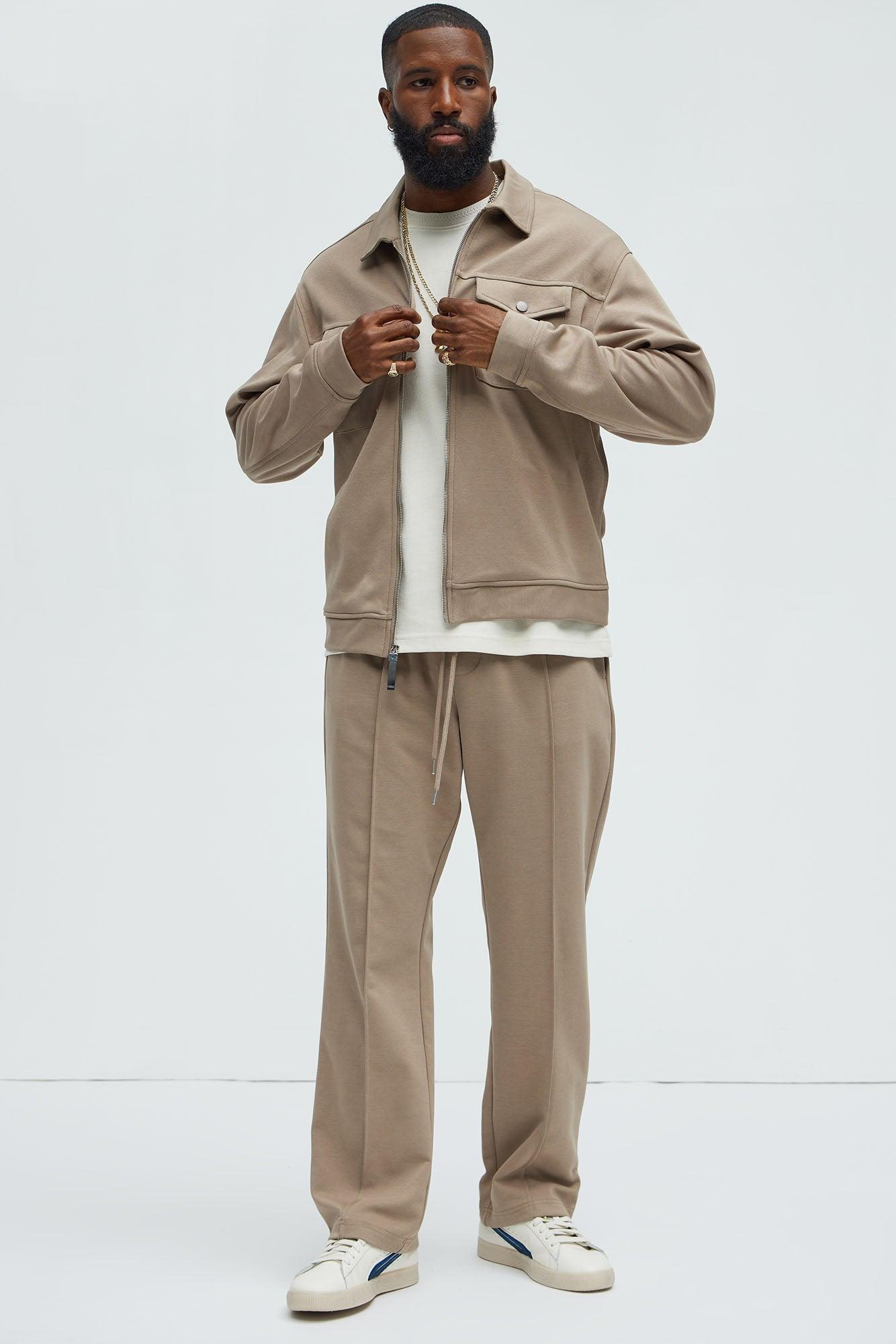 Ryan Interlock Sweatpants - Tan Product Image