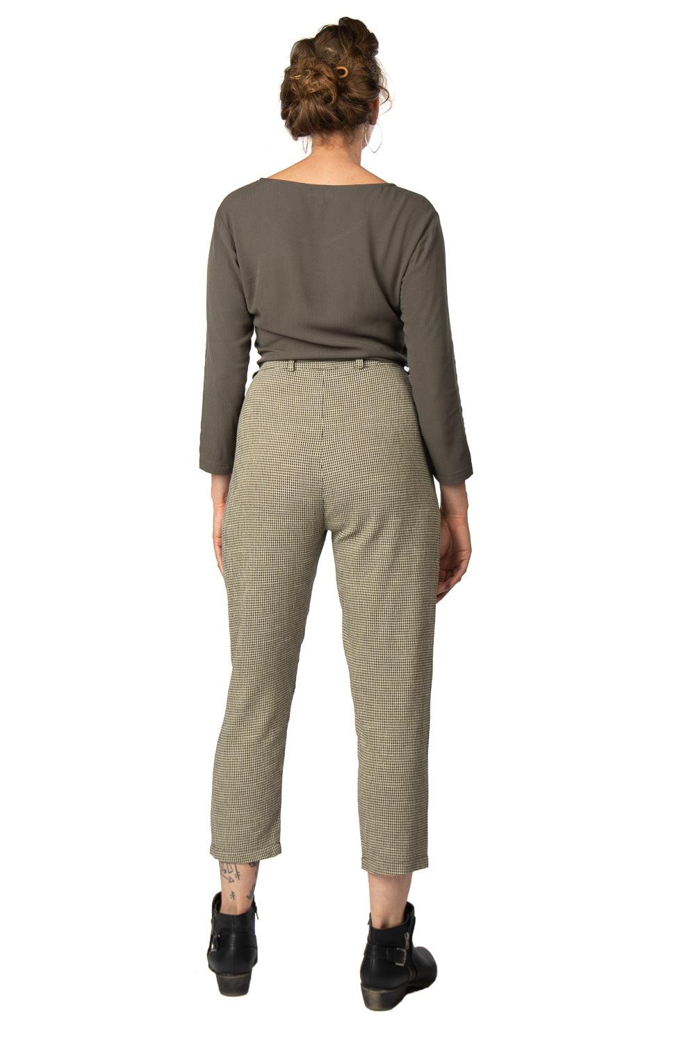 Tie Top in Forest Crepe Product Image