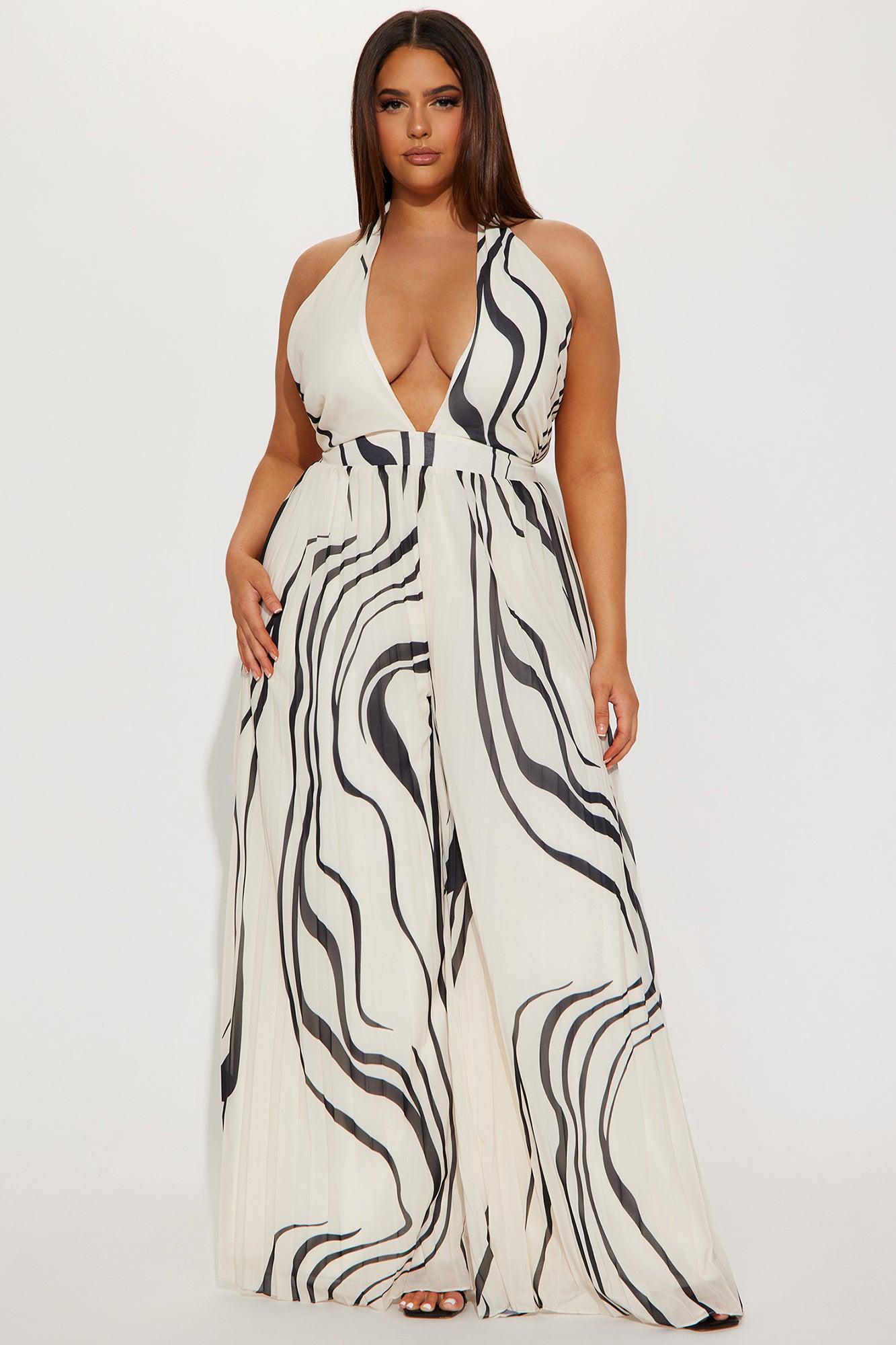 Tropicana Jumpsuit - Off  White/combo Product Image