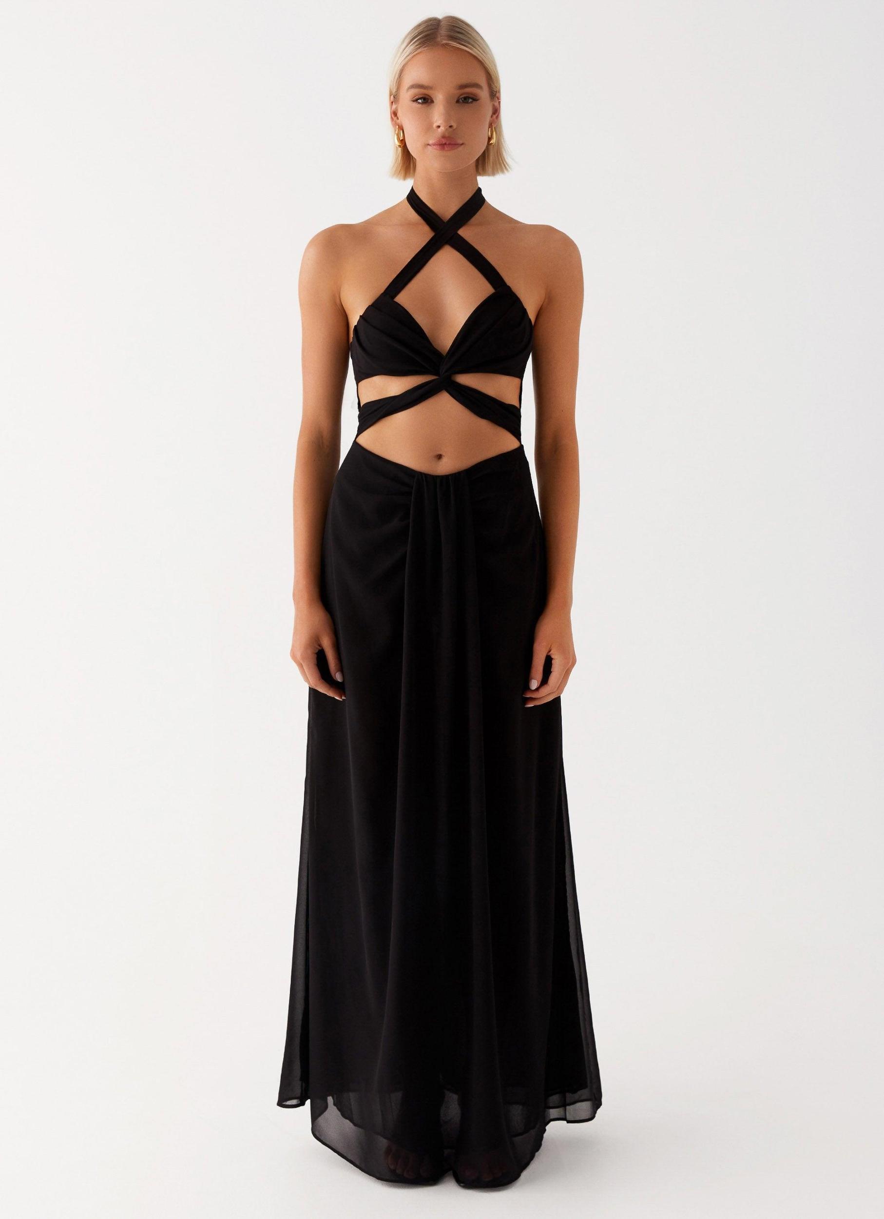 Lady Marmalade Maxi Dress - Black Product Image