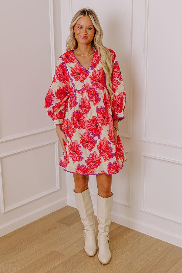 Tulip Fields Floral Mini Dress Product Image