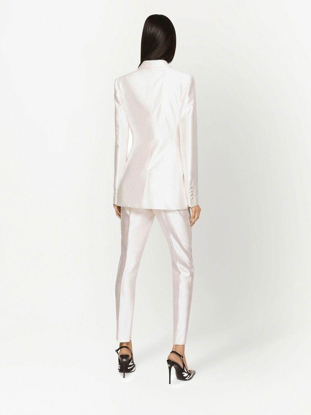 double-breasted silk blazer Product Image