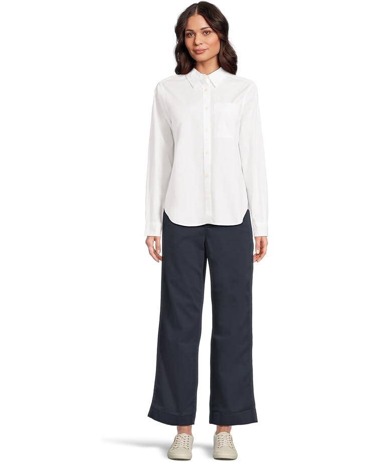 Lakewashed Pull-On Wide Leg Pants Product Image