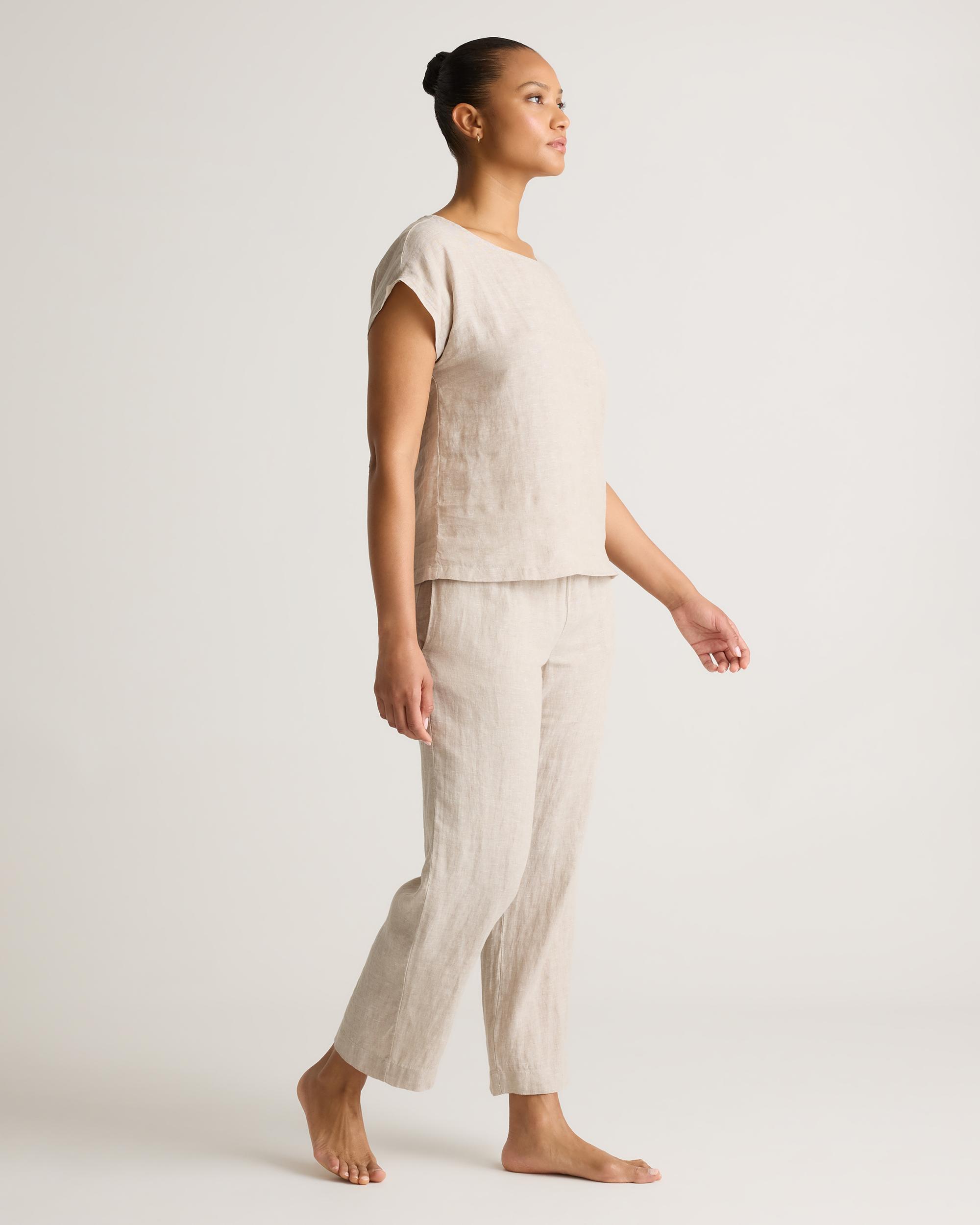 Quince | Women's 100% European Linen Pajama Set Product Image
