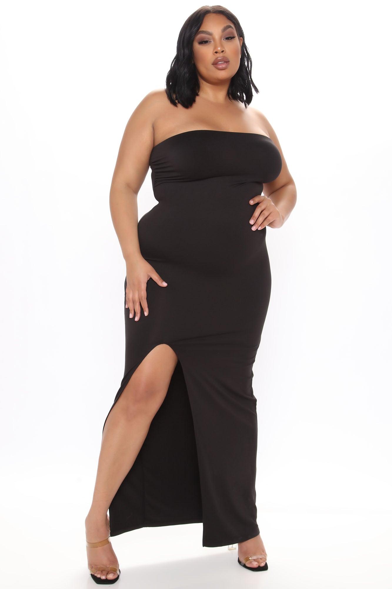 Rayna Tube Maxi Dress - Black Product Image