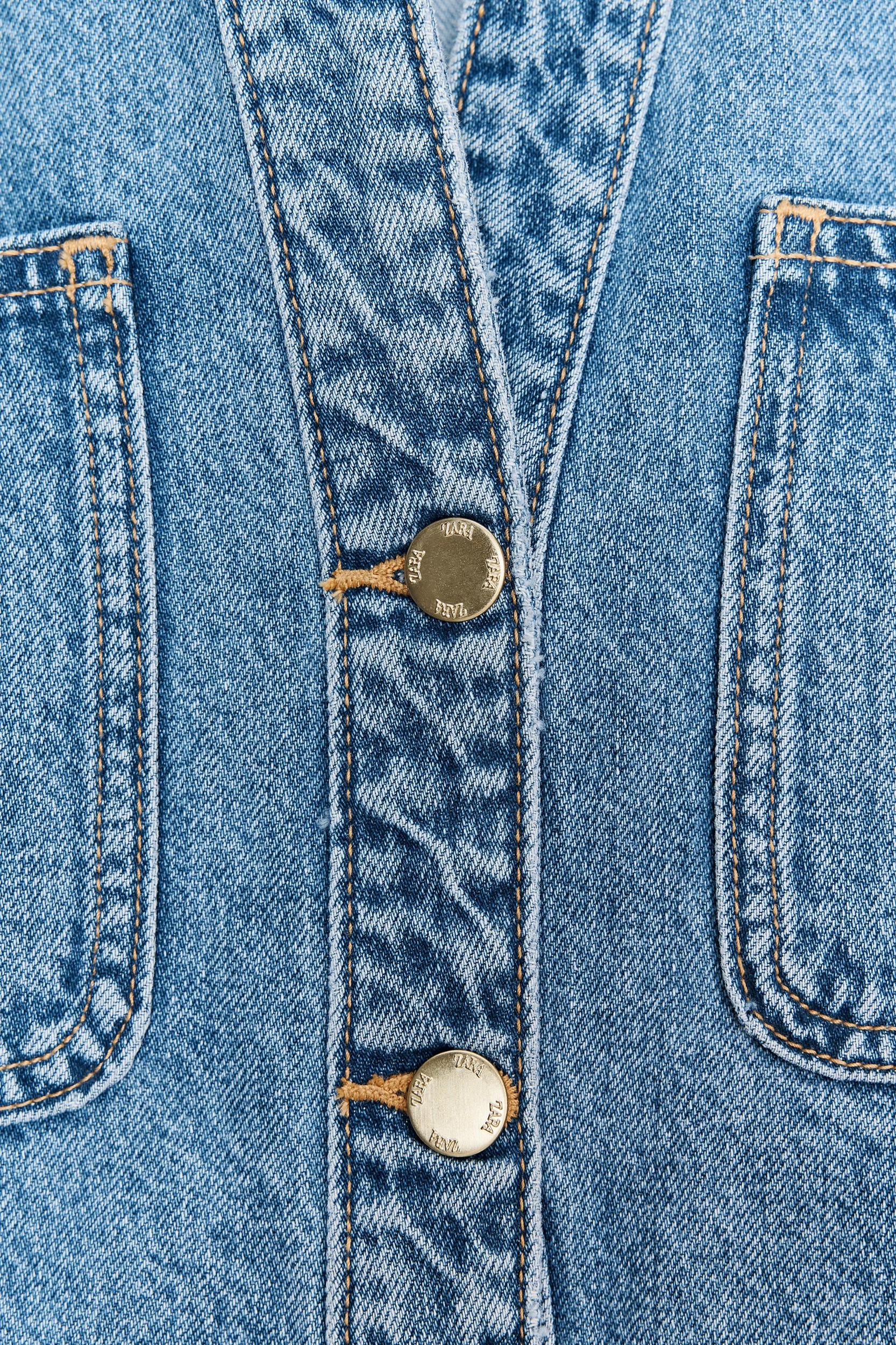 Z1975 DENIM CROP SHIRT Product Image