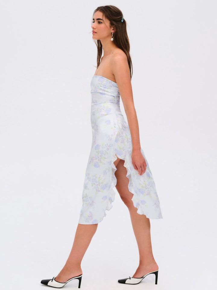 Marisa Midi Dress — Blue Product Image