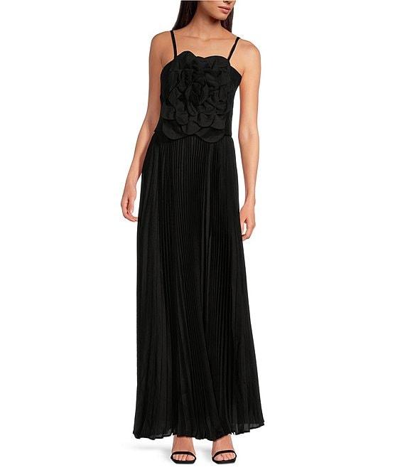 Mestiza New York Dominique Linen Organza Square Neck Sleeveless Convertible Gown Product Image