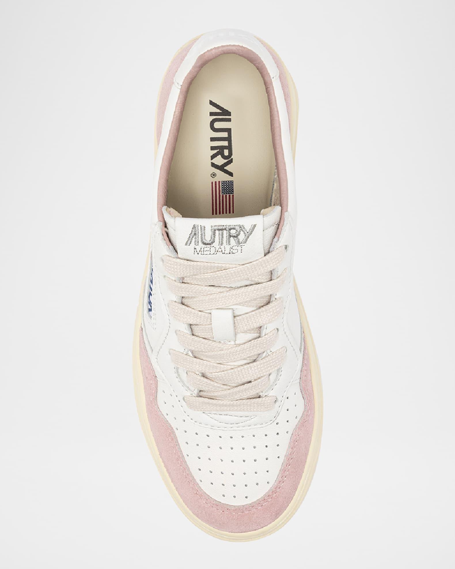 Medalist Low-Top Bicolor Leather Sneakers Product Image