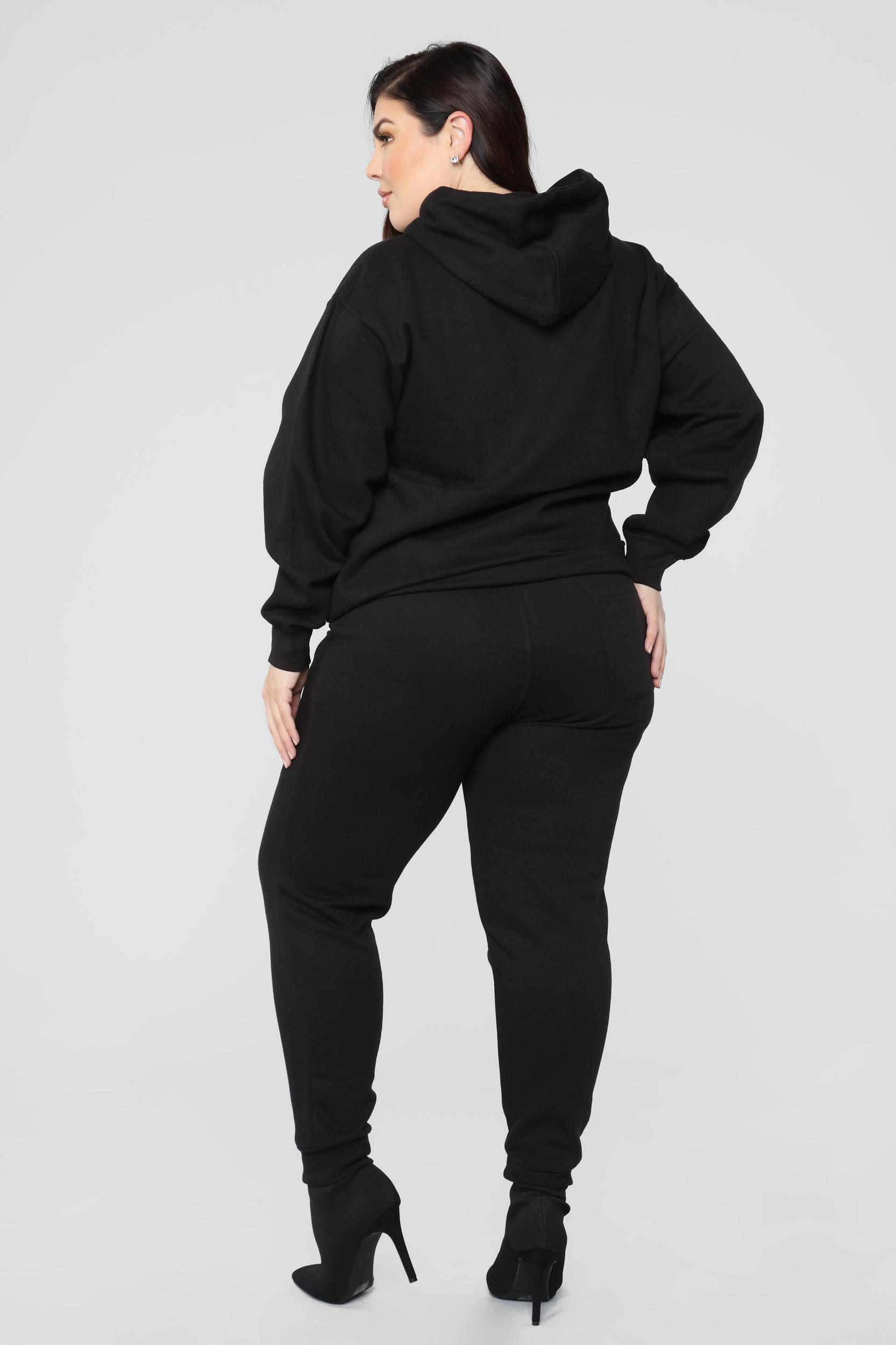 Stole Your Boyfriend's Oversized Hoodie - Black Product Image