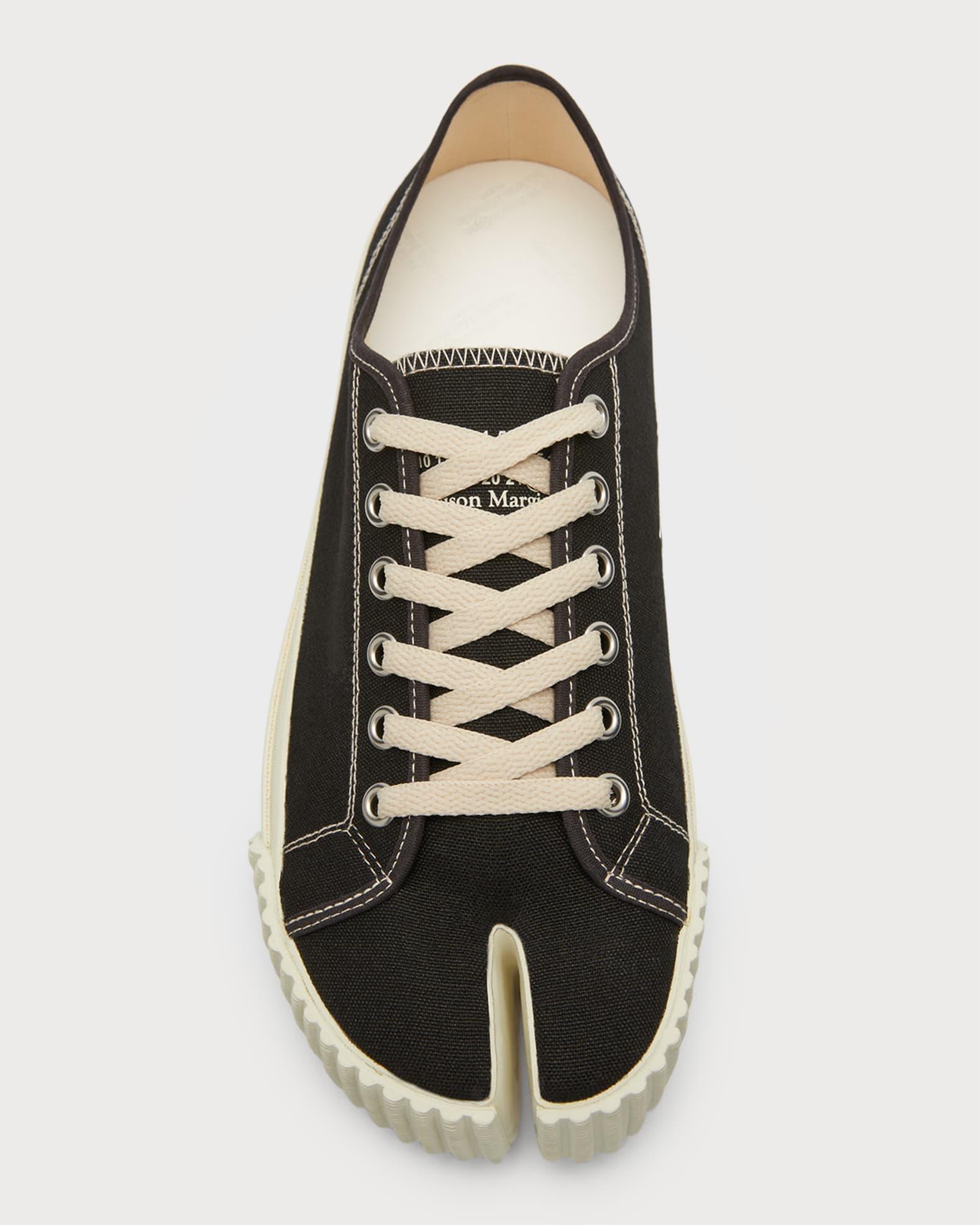 Men's Tabi Split-Toe  Canvas Low-Top Sneakers Product Image