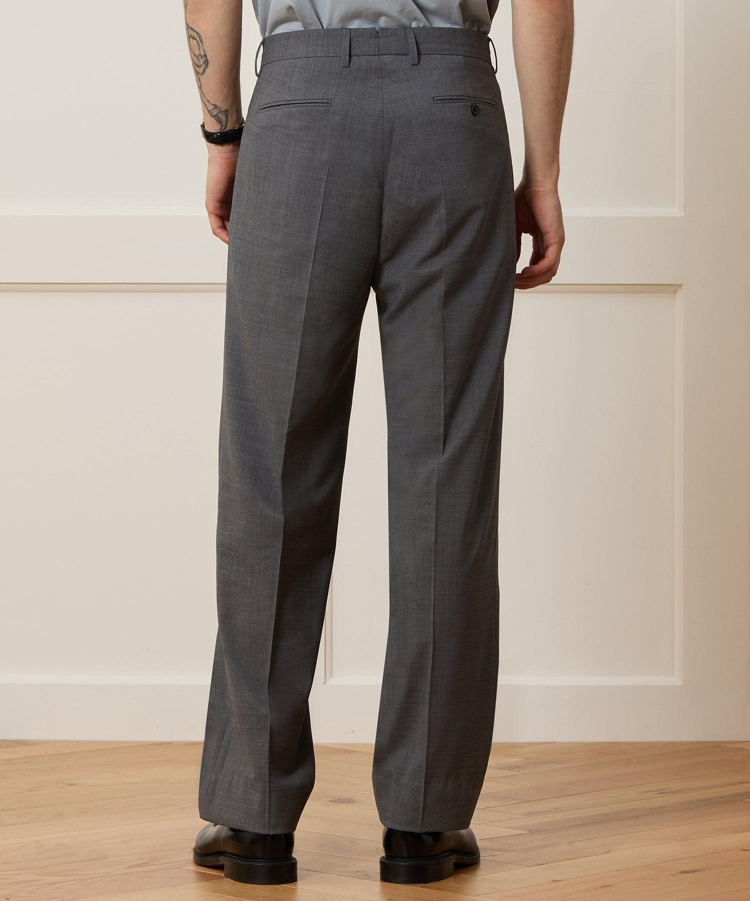 Plus Size Plain Button Detail Straight Leg Pants Women DarkBrown Office Straight Leg High Rise Office Pants BloomChic 10/M Product Image