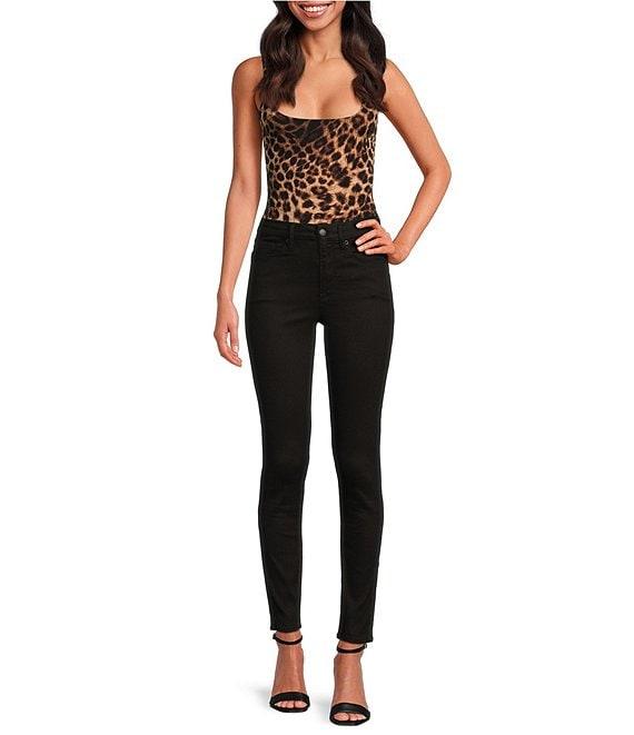 Good American Good Legs Mid-Rise Skinny Jeans Product Image