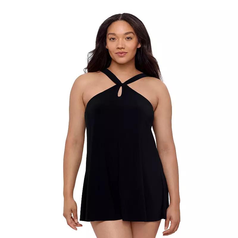 Womens Bal Harbour High Neck Swim Dress Product Image