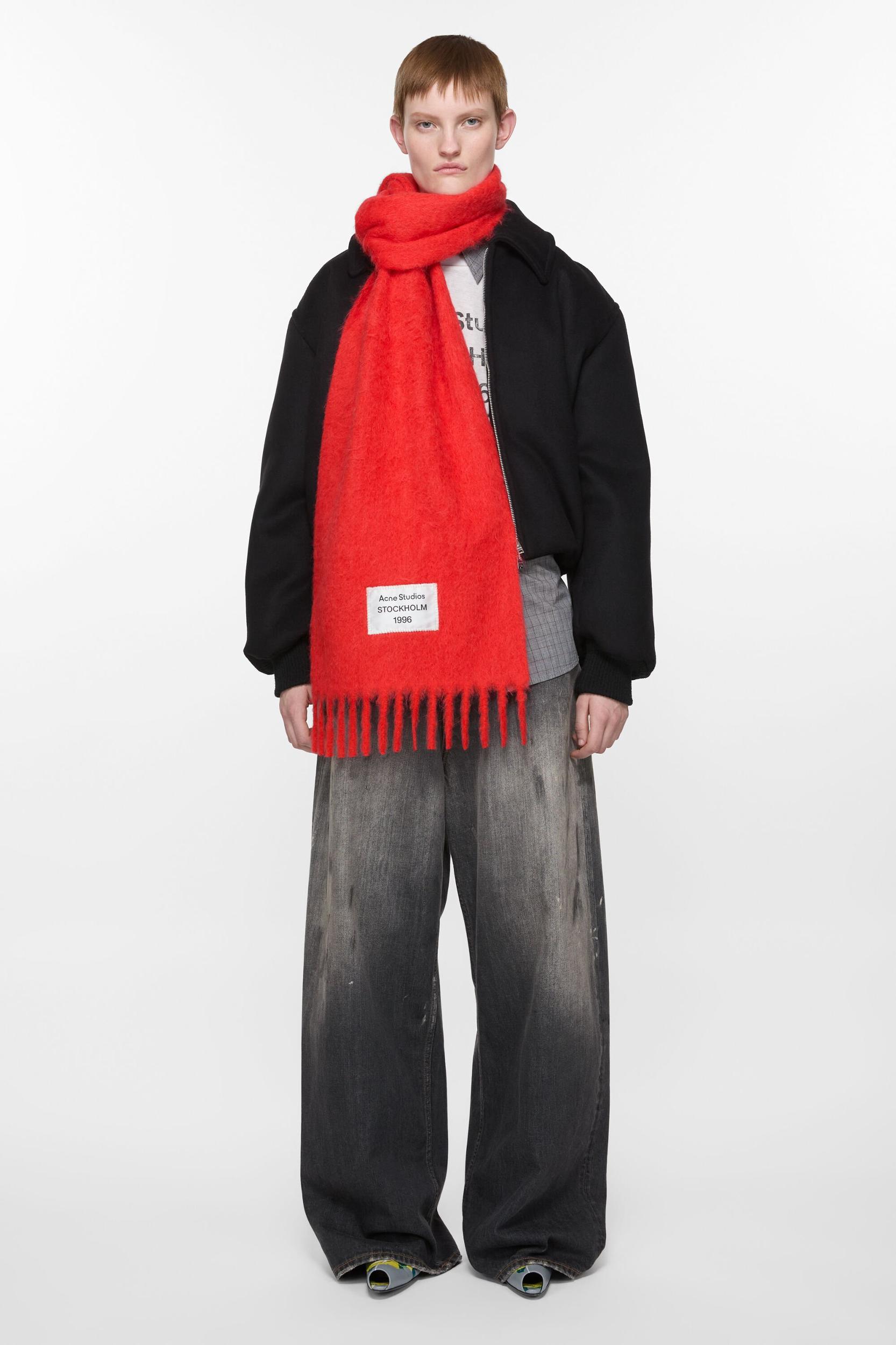 Fringe alpaca scarf Product Image