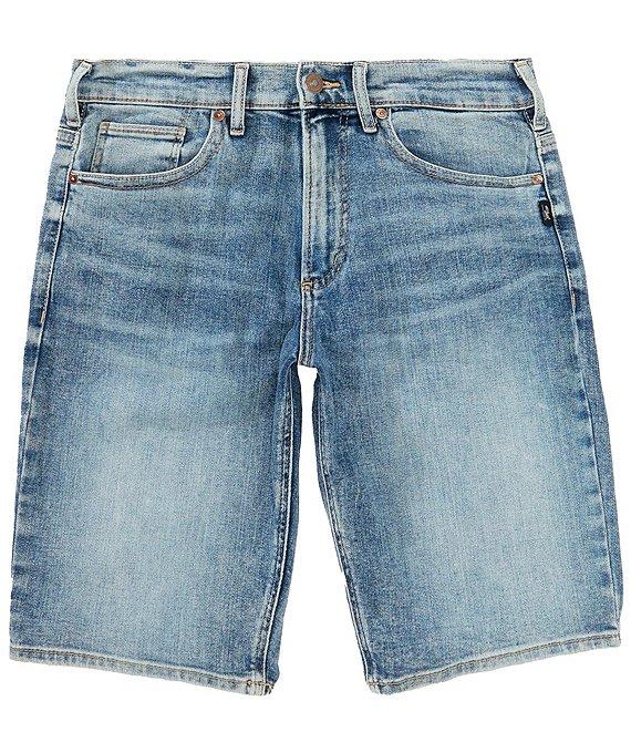 Silver Jeans Co. Zac 12#double; Relaxed Fit Mid Rise Denim Shorts Product Image