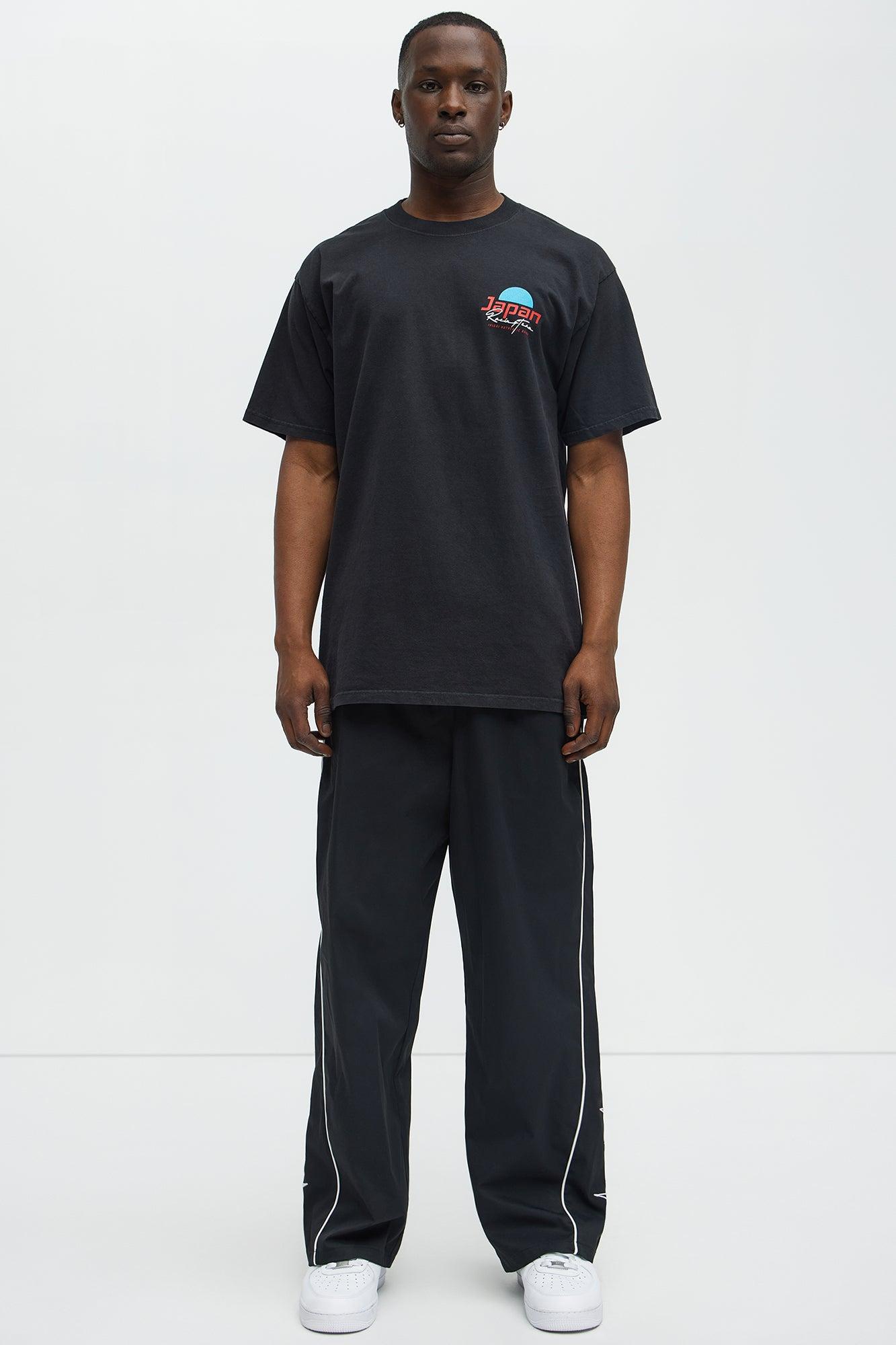 Japan Racing Team Oversized Short Sleeve Tee - Black Male Product Image