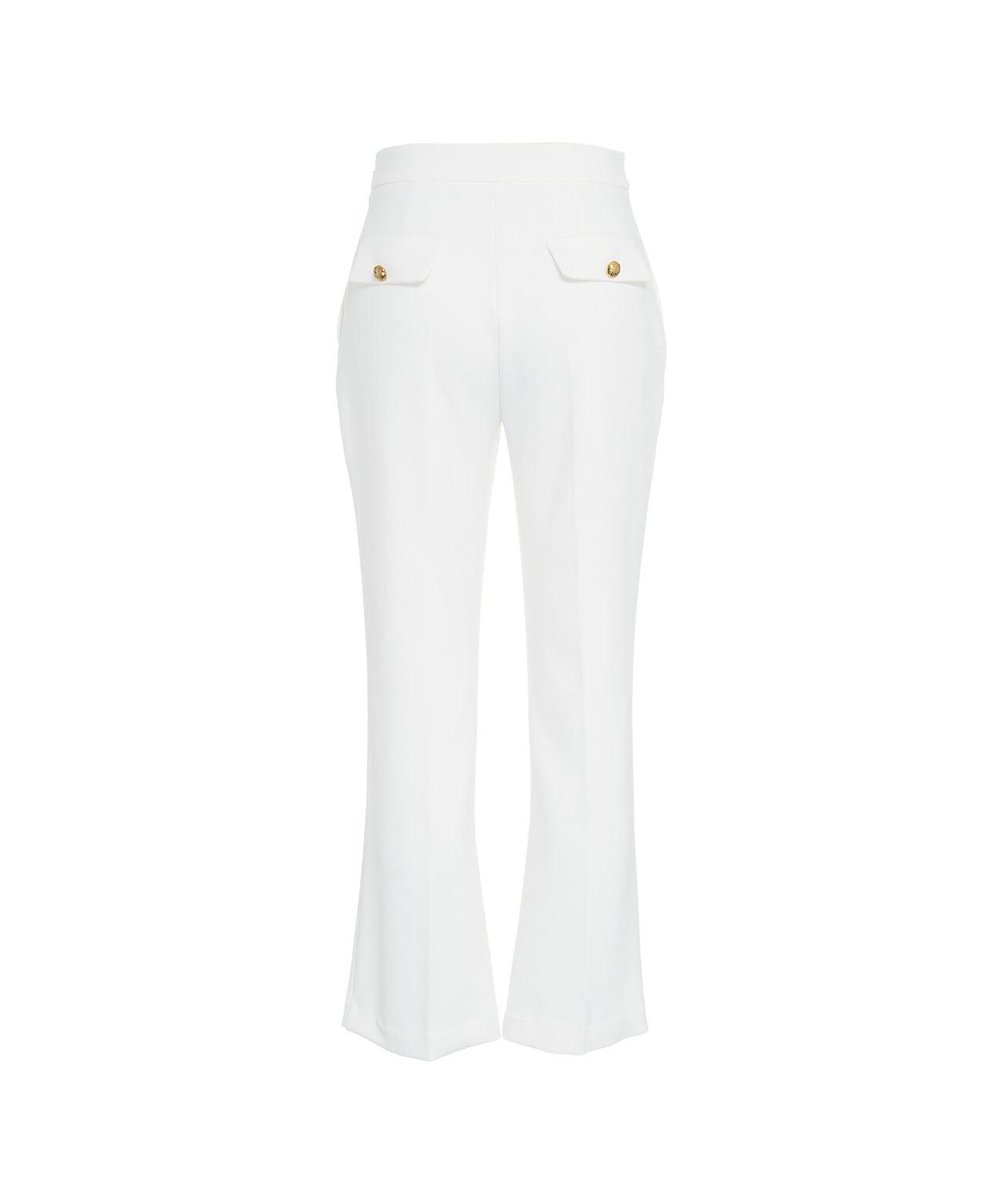 Cropped crêpe trousers Product Image