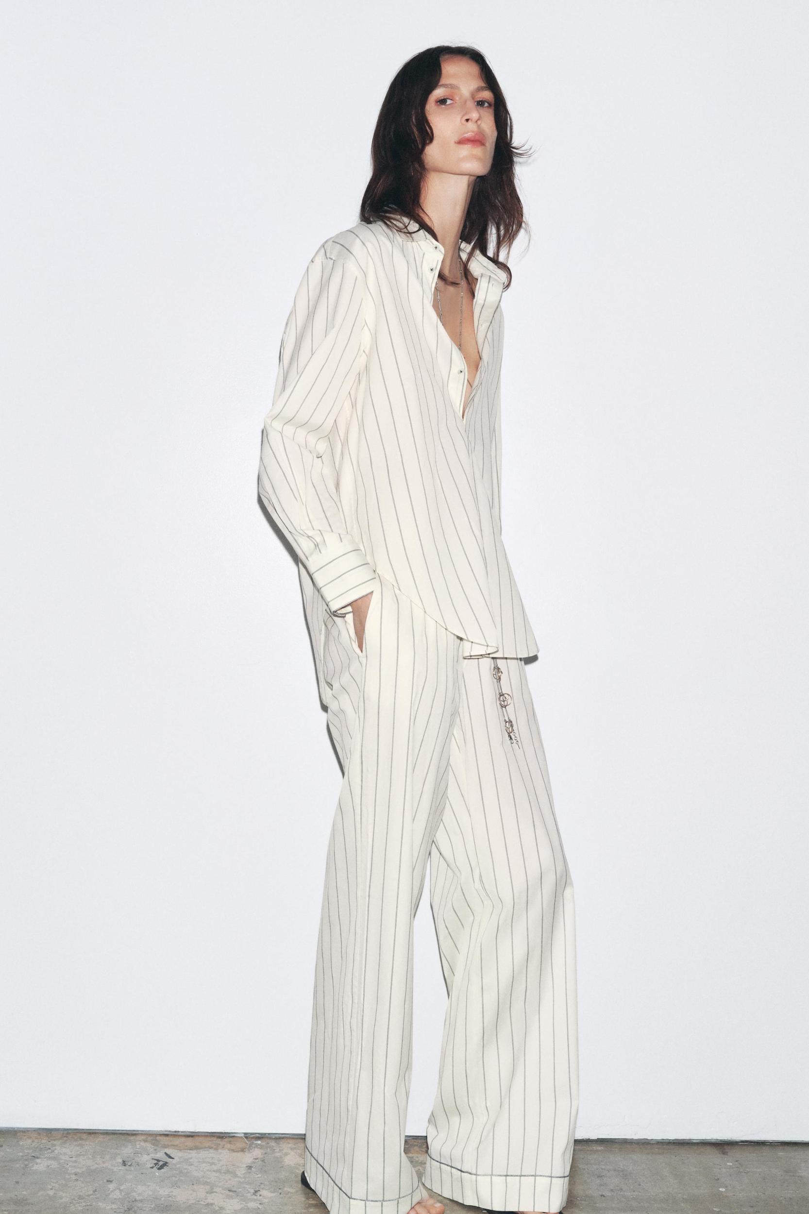 ZW COLLECTION STRIPED PANTS Product Image