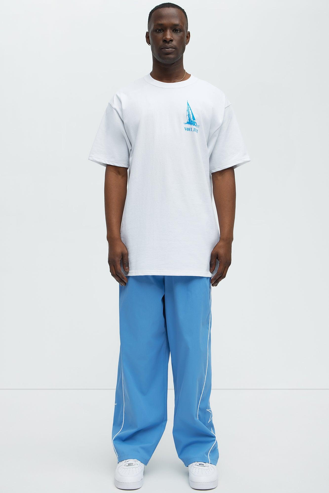 Monte Carlo Sailing Club Oversized Short Sleeve Tee - White Male Product Image