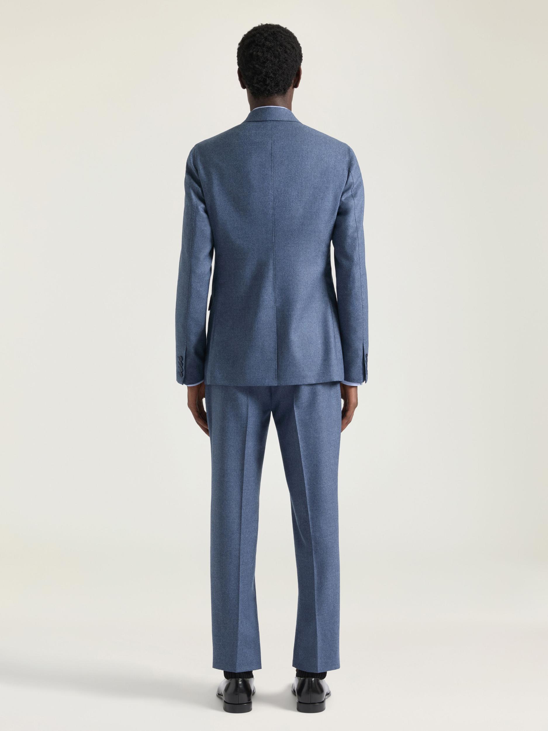 Deconstructed single breasted jacket in flannel Product Image