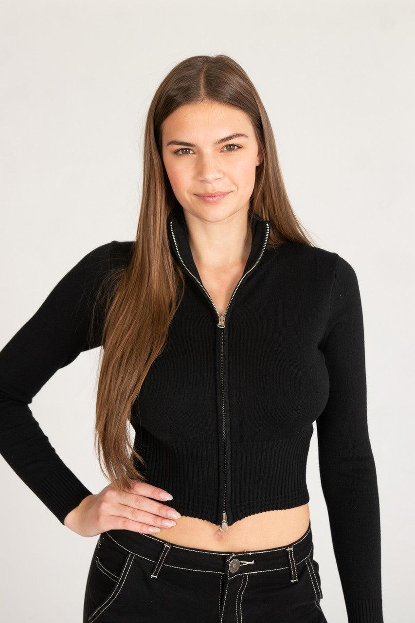 Zip Up Cardigan Product Image