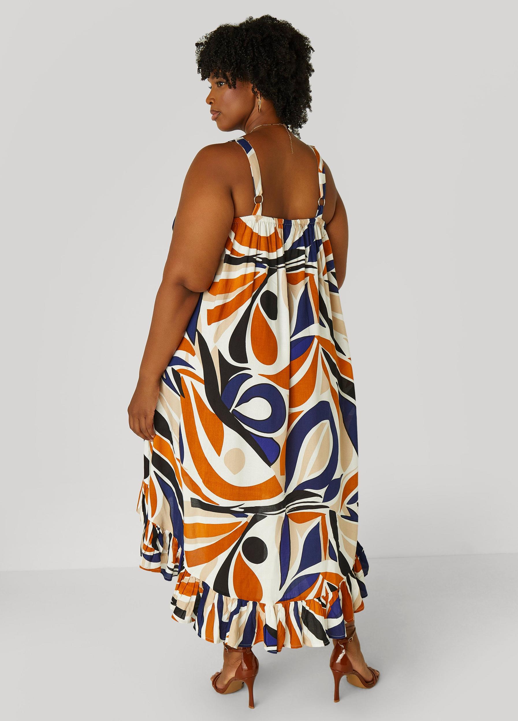 Printed Hi Low Dress Product Image